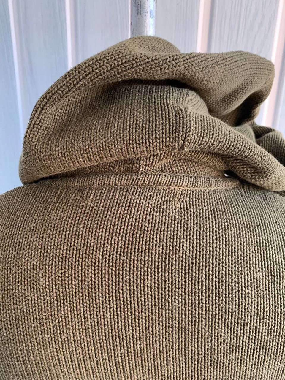 Polo Ralph Lauren × Vintage Vintage Polo Ralph Lauren Women's Green Knit Full Zip Hoodie Size S / US 4 / IT 40 - 15 Thumbnail
