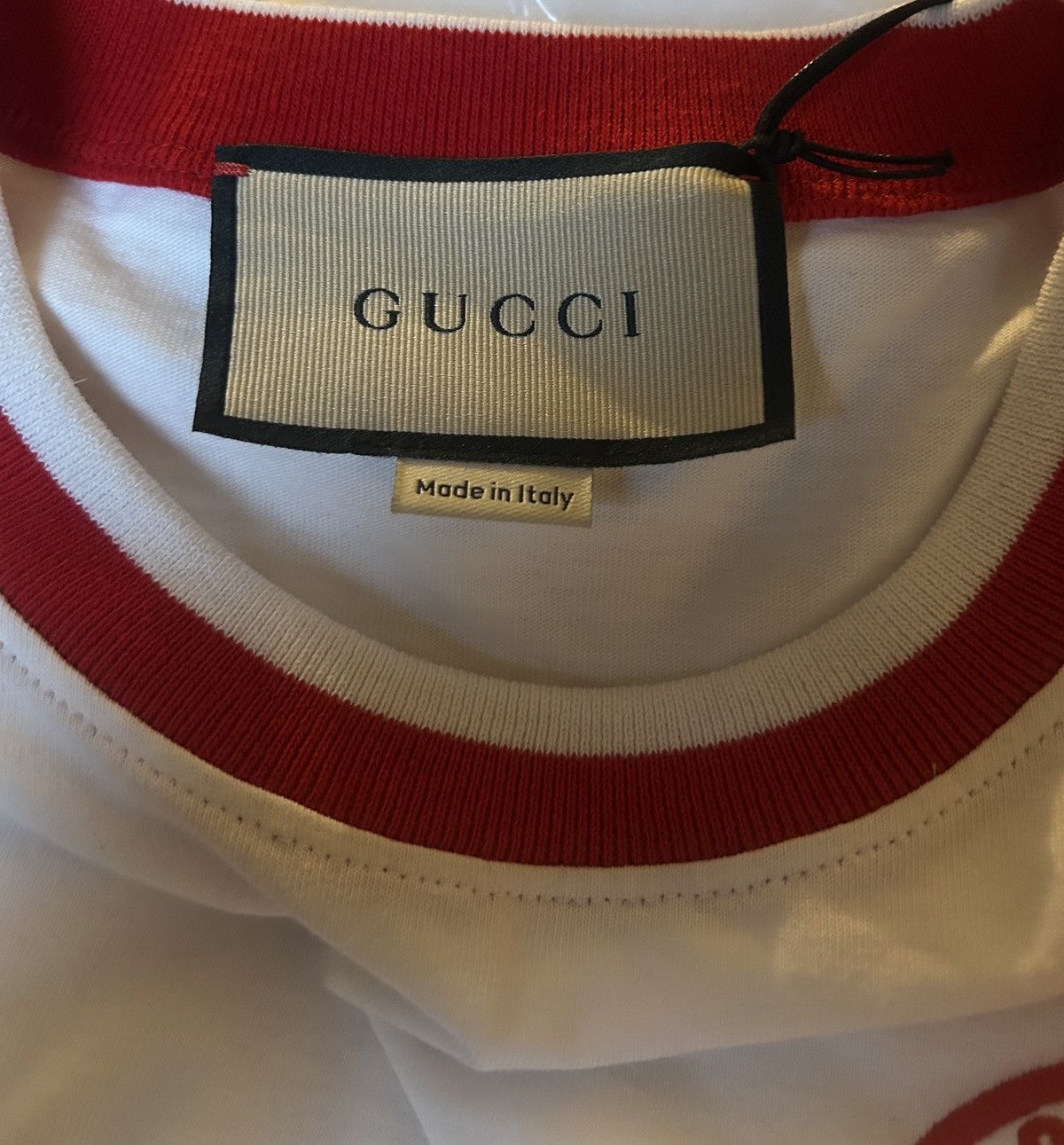 Gucci Gucci Logo Embroidered Cotton T-shirt size S 756596 Size S / US 4 / IT 40 - 5 Thumbnail