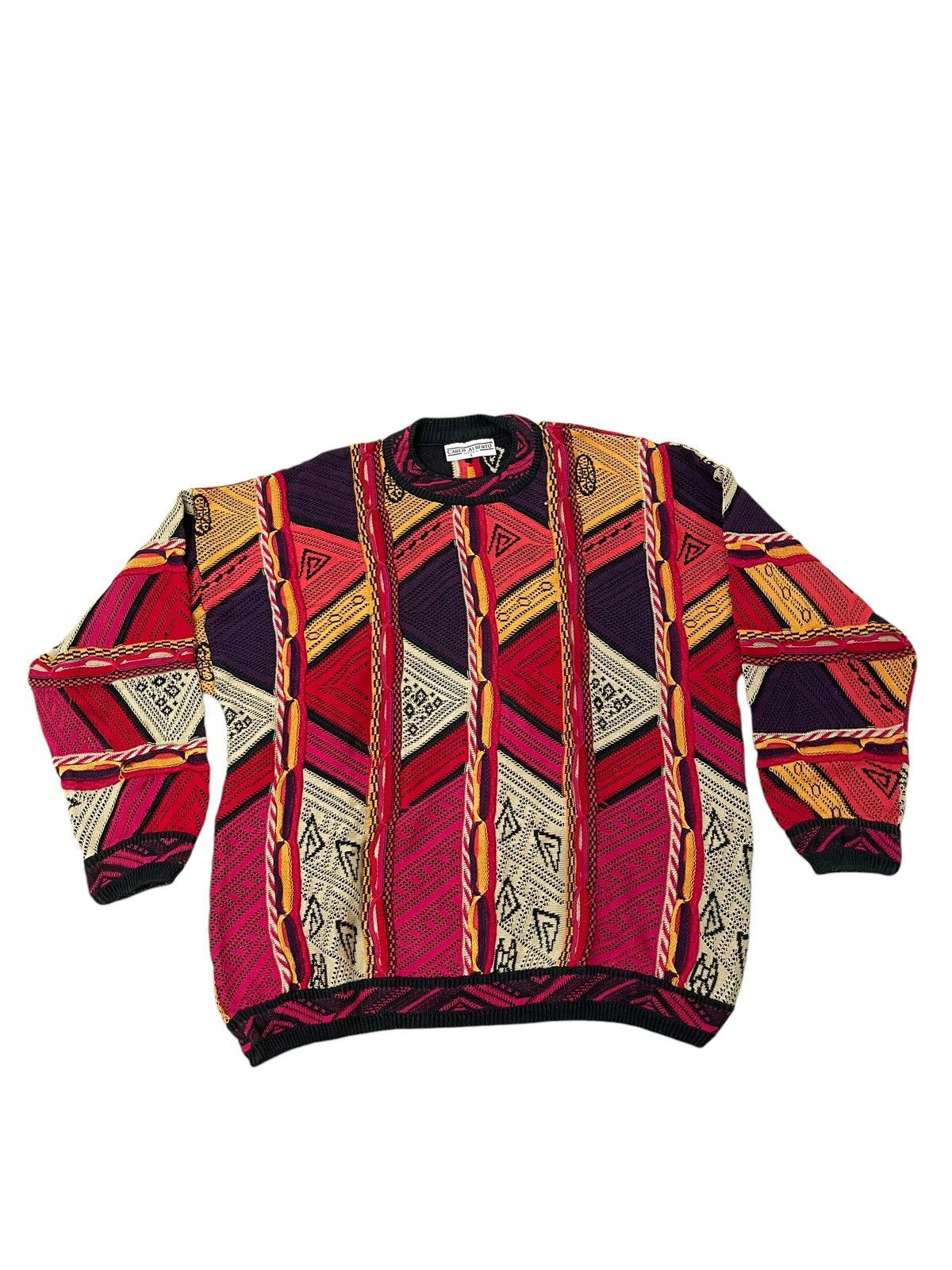 Vintage Carlo Alberto Australia Knitwear Coogi Style 6🟩0 Size US L / EU 52-54 / 3 - 1 Thumbnail