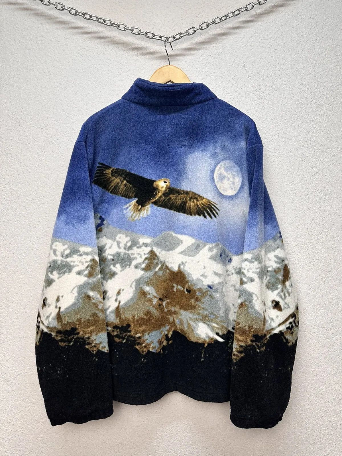 Other Vintage Animal Eagle🦅 Fleece Wolf 🐺 Sherpa Jacket USA Size US XXL / EU 58 / 5 - 14 Thumbnail