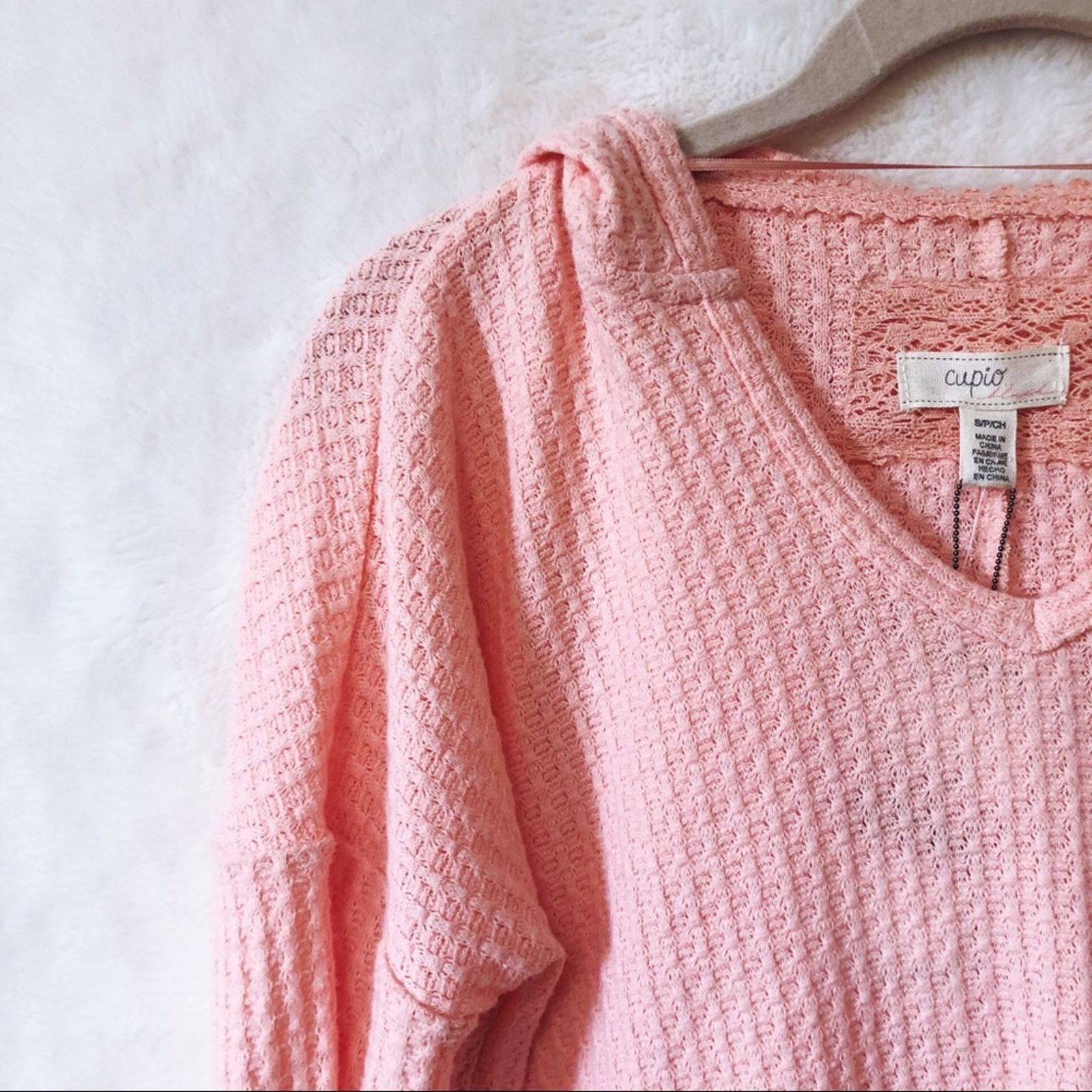 Other Cupio Blush Peach Soft High Low Hoodie Size S / US 4 / IT 40 - 13 Thumbnail
