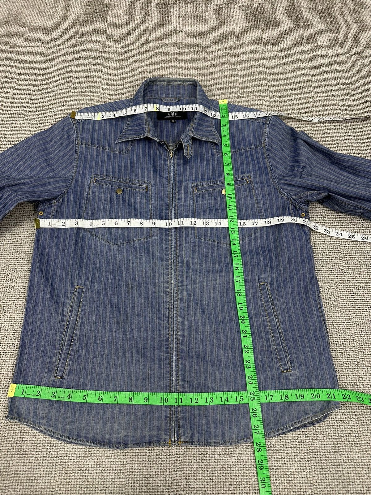 Playboy Playboy VIP Collection Denim Zipper Jacket Z276 Size US M / EU 48-50 / 2 - 5 Thumbnail