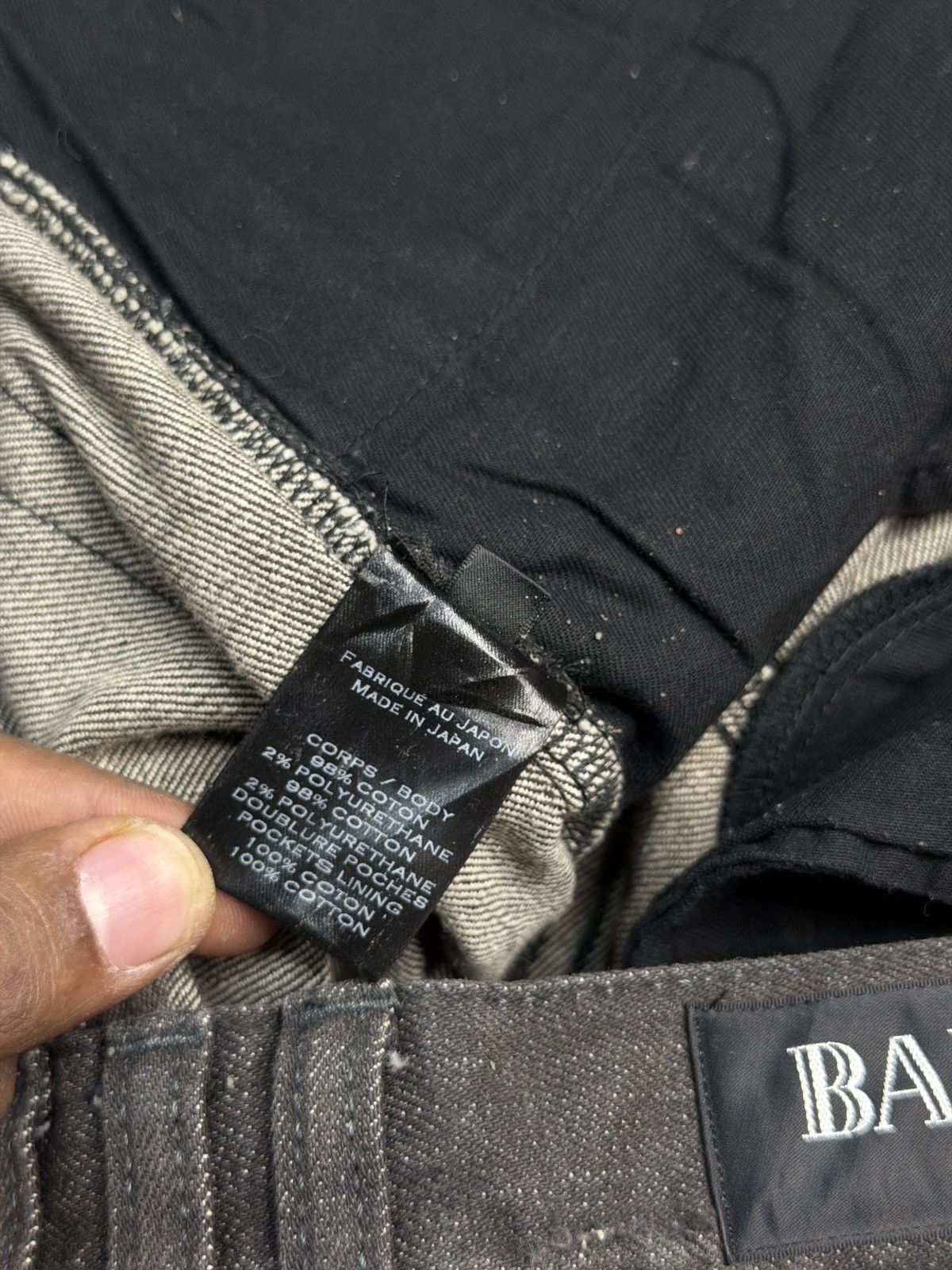 Balmain Balmain paris black Biker jeans Size US 33 - 21 Thumbnail