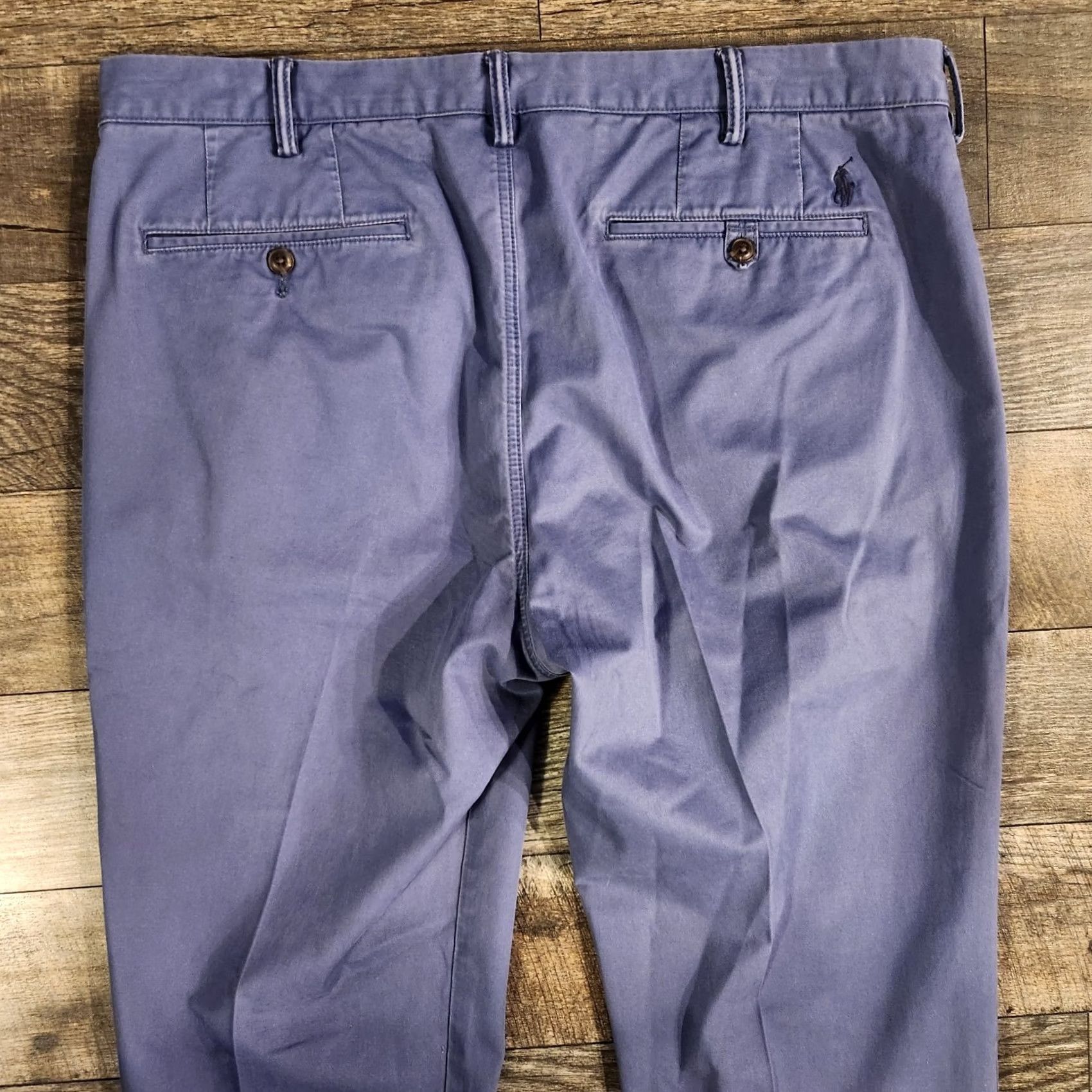 Polo Ralph Lauren Polo Ralph Lauren Pants Mens 38 Blue 38x30 Chino Stretch Staight Fit Preppy Cotton Size US M / EU 48-50 / 2 - 7 Thumbnail