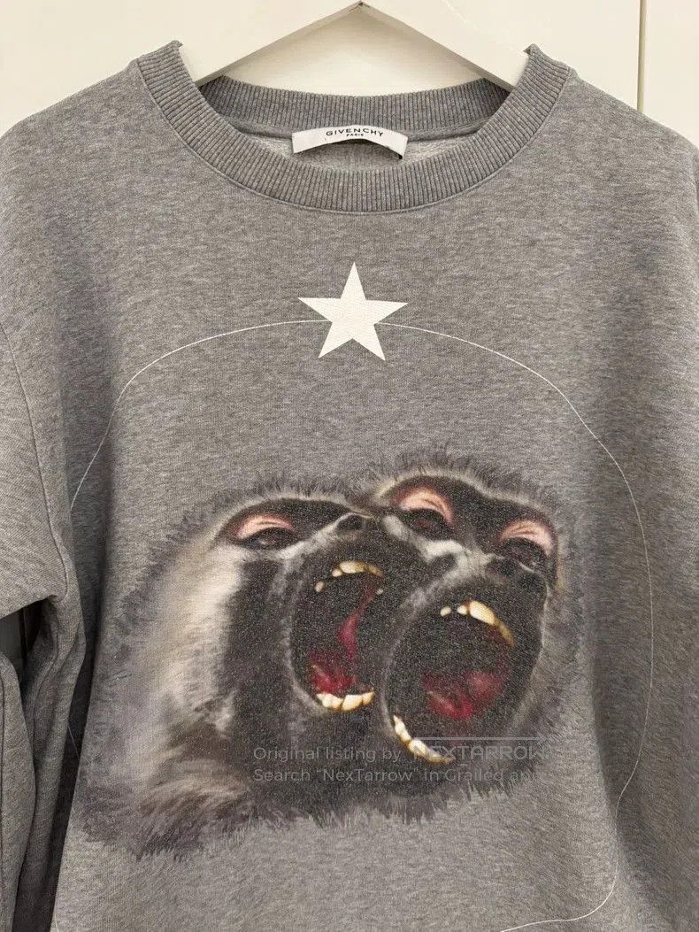 Givenchy Givenchy Scream Monkey OS Sweatshirt . Size US M / EU 48-50 / 2 - 2 Thumbnail