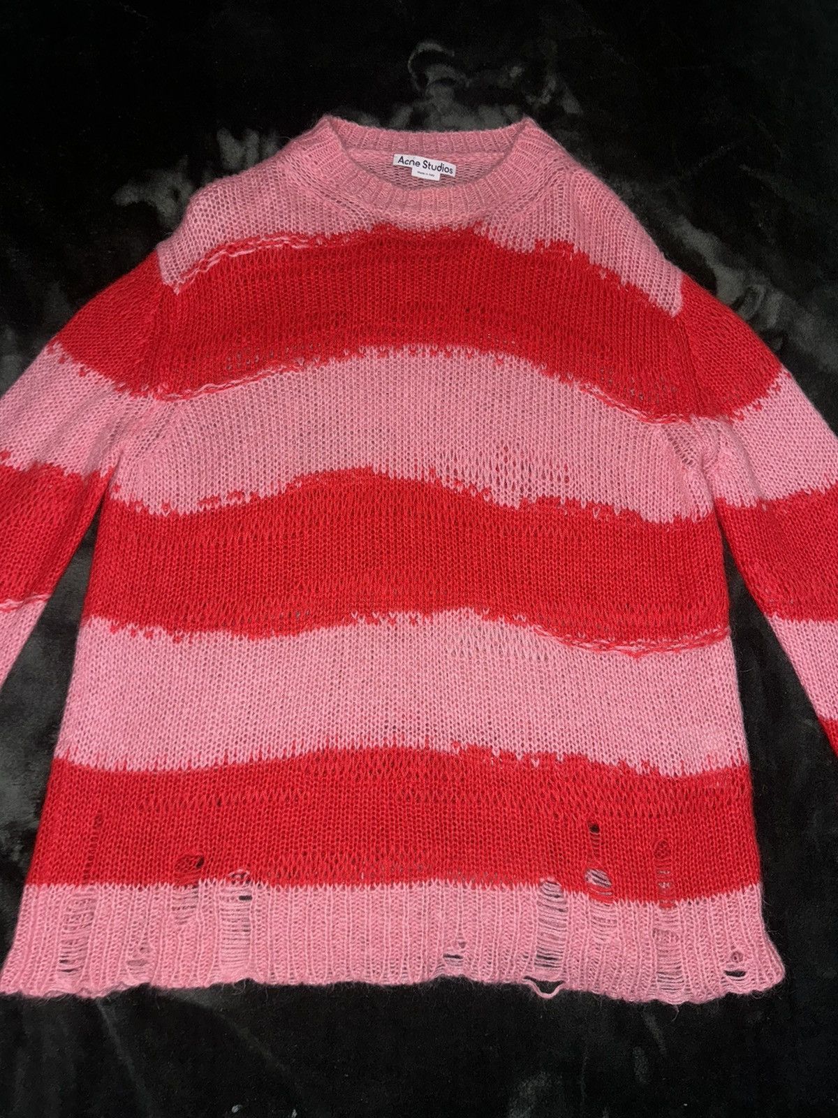 Entire Studios Acne Studios Kaila Distressed Striped Knitted Size US M / EU 48-50 / 2 - 3 Thumbnail