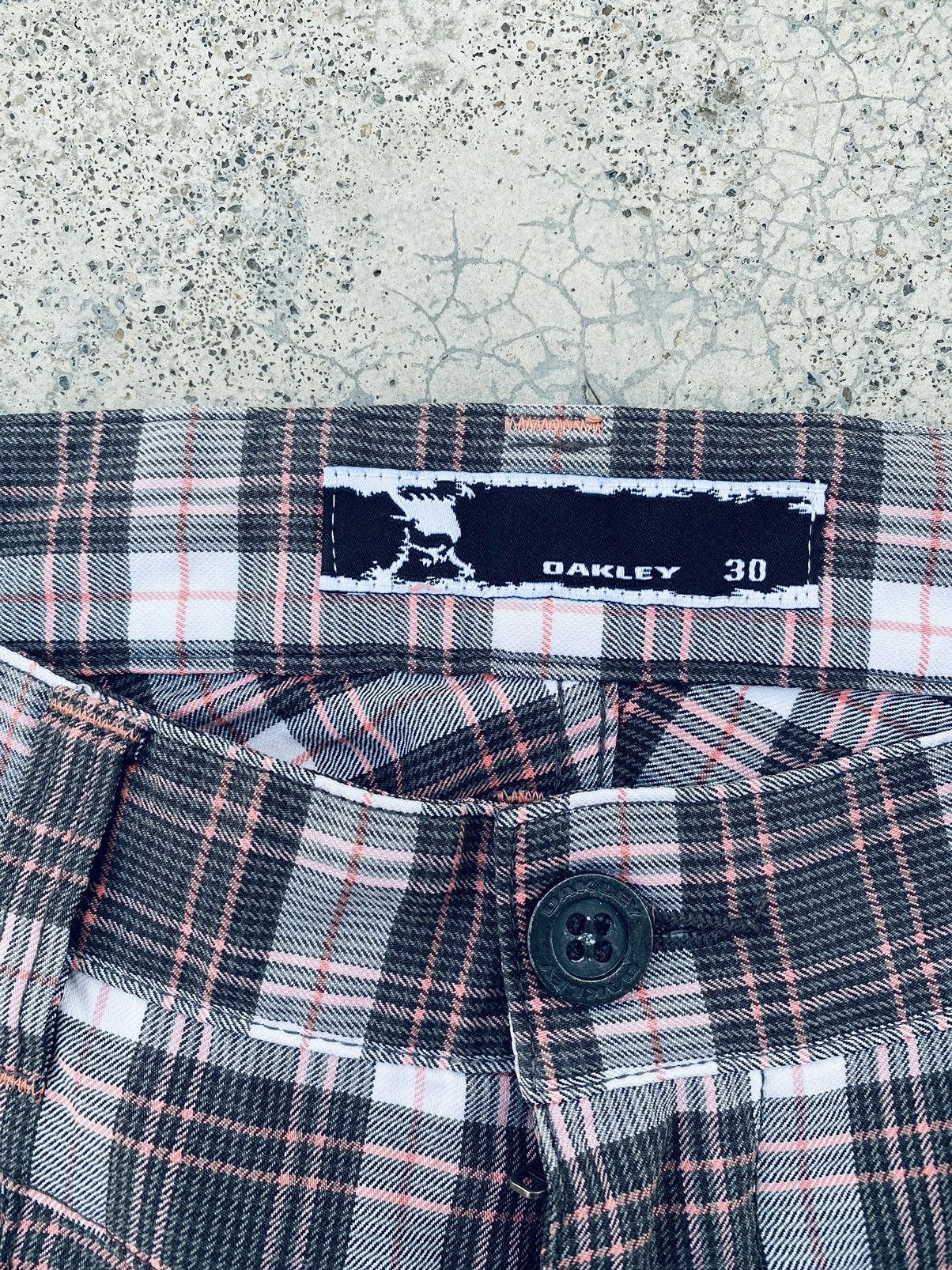 Oakley Vintage Oakley Plaid Cargo Pants Size US 30 / EU 46 - 13 Thumbnail