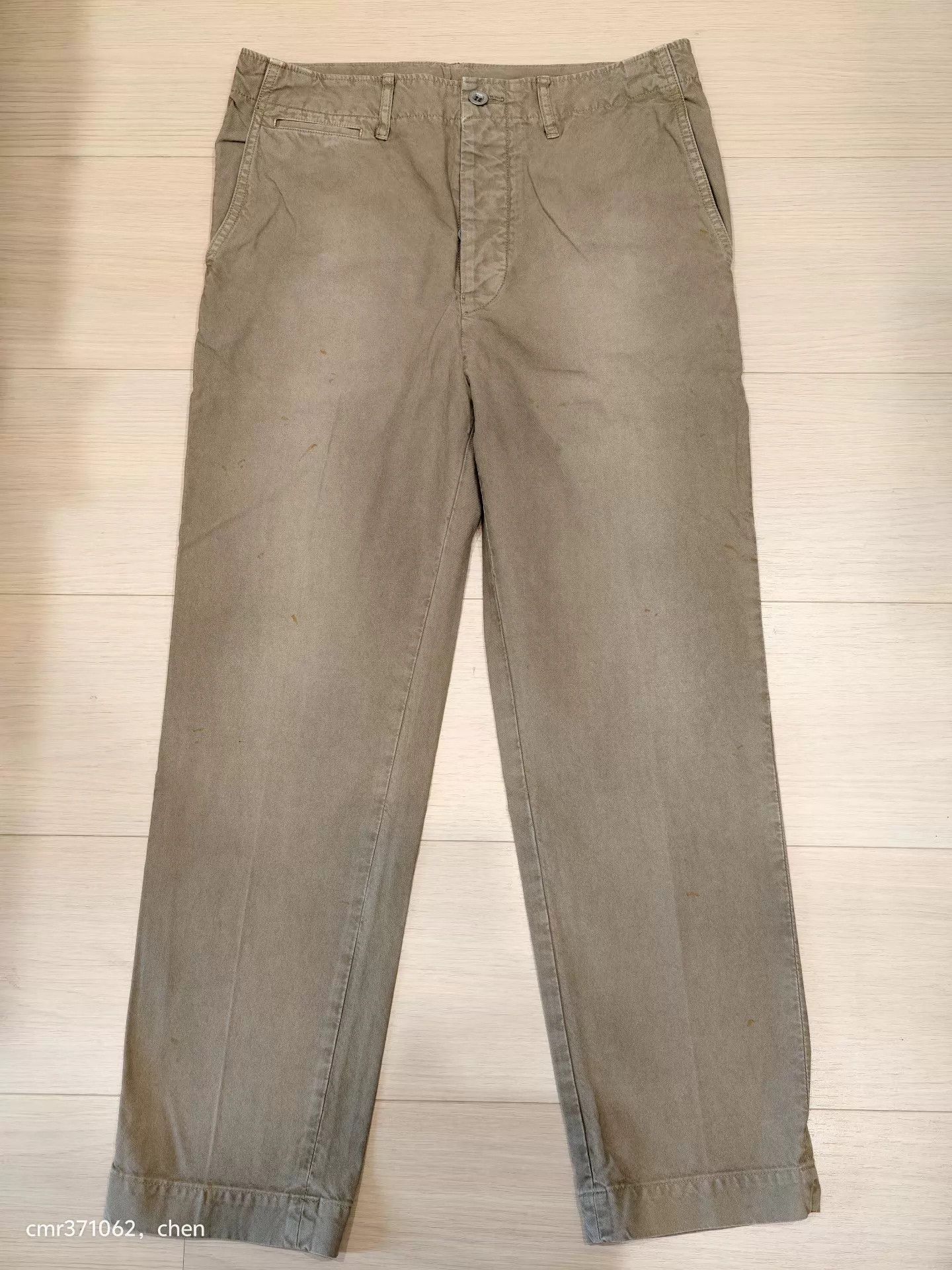Visvim VISVIM 23AW FIELD CHINO PANTS DMGD Beige 2 Slim Size US 32 / EU 48 - 1 Thumbnail