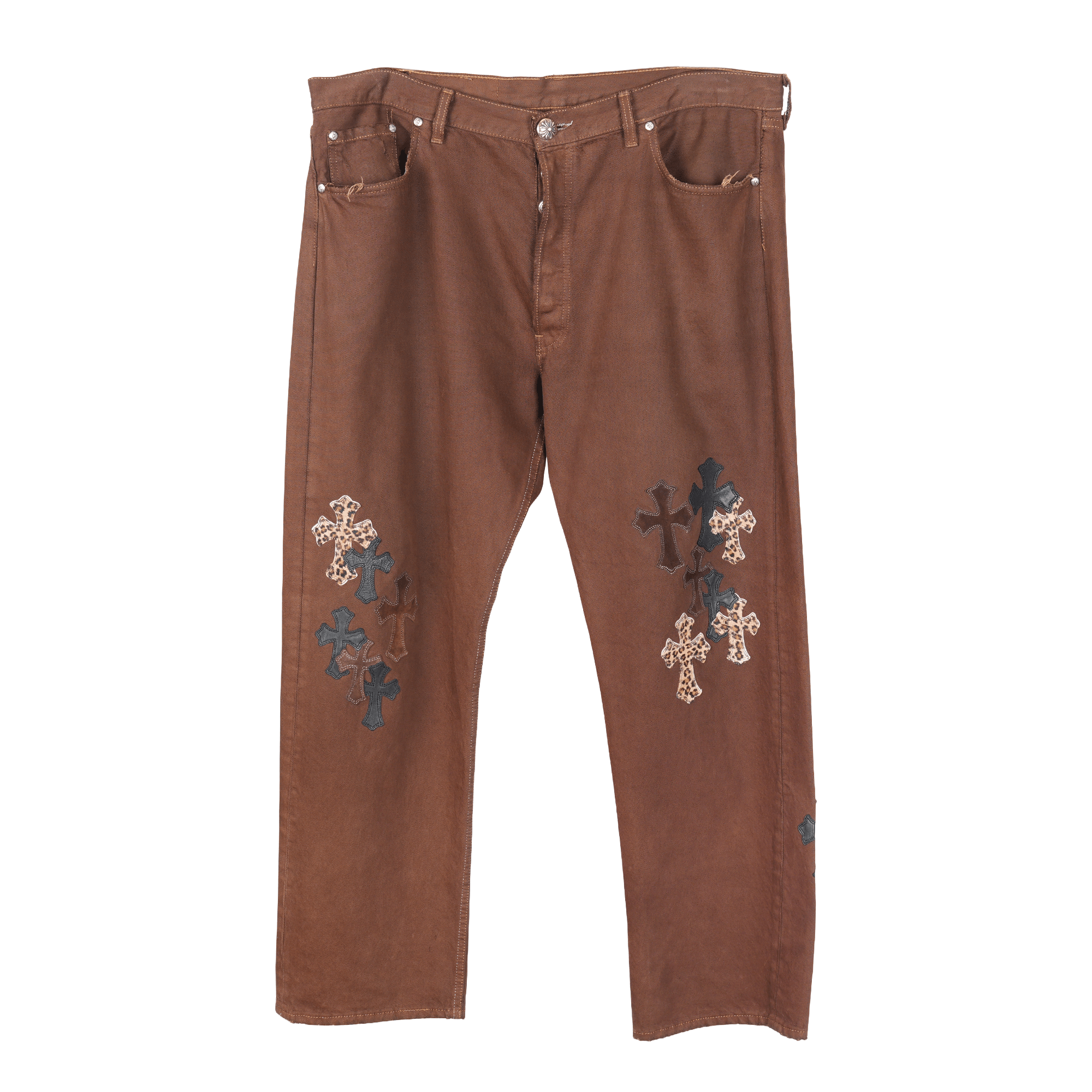 Chrome Hearts BROWN NYFW LEVI JEANS Size US 38 / EU 54 - 1 Thumbnail