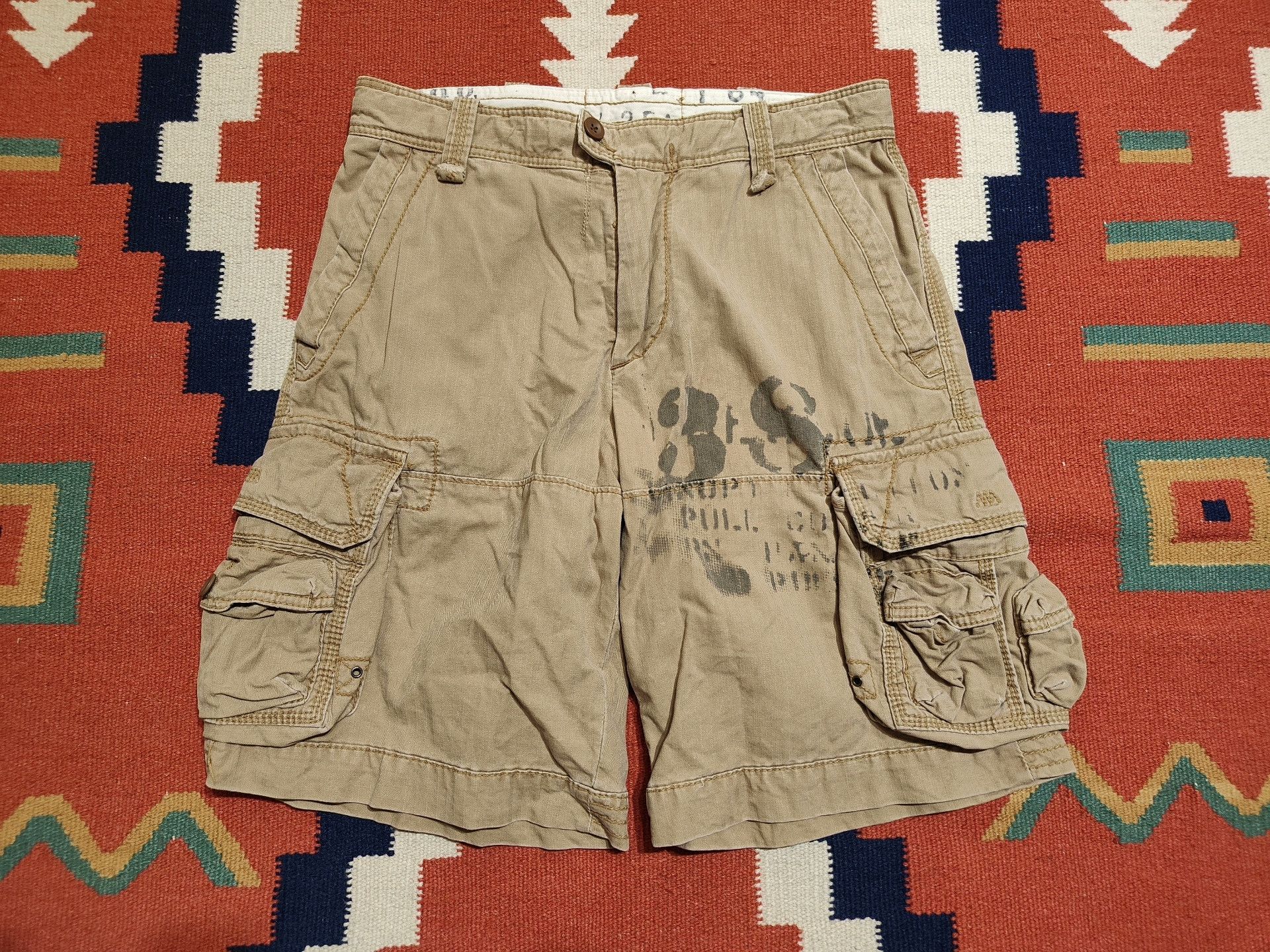 RRL Ralph Lauren RRL Polo Ralph Lauren Cargo Shorts Size US 30 / EU 46 - 1 Thumbnail