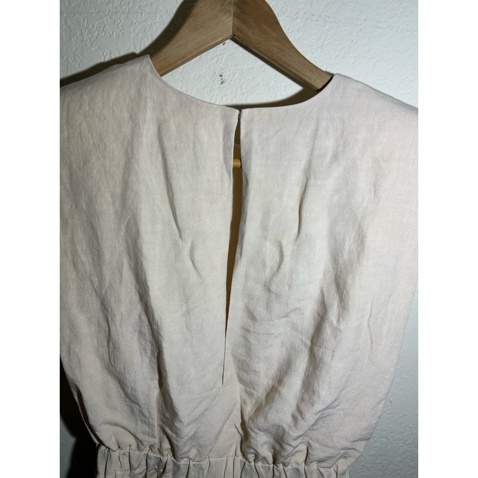 Amanda Uprichard Amanda Upruchard Beige Sleeveless Romper Size Small Size 27" / US 4 / IT 40 - 9 Thumbnail