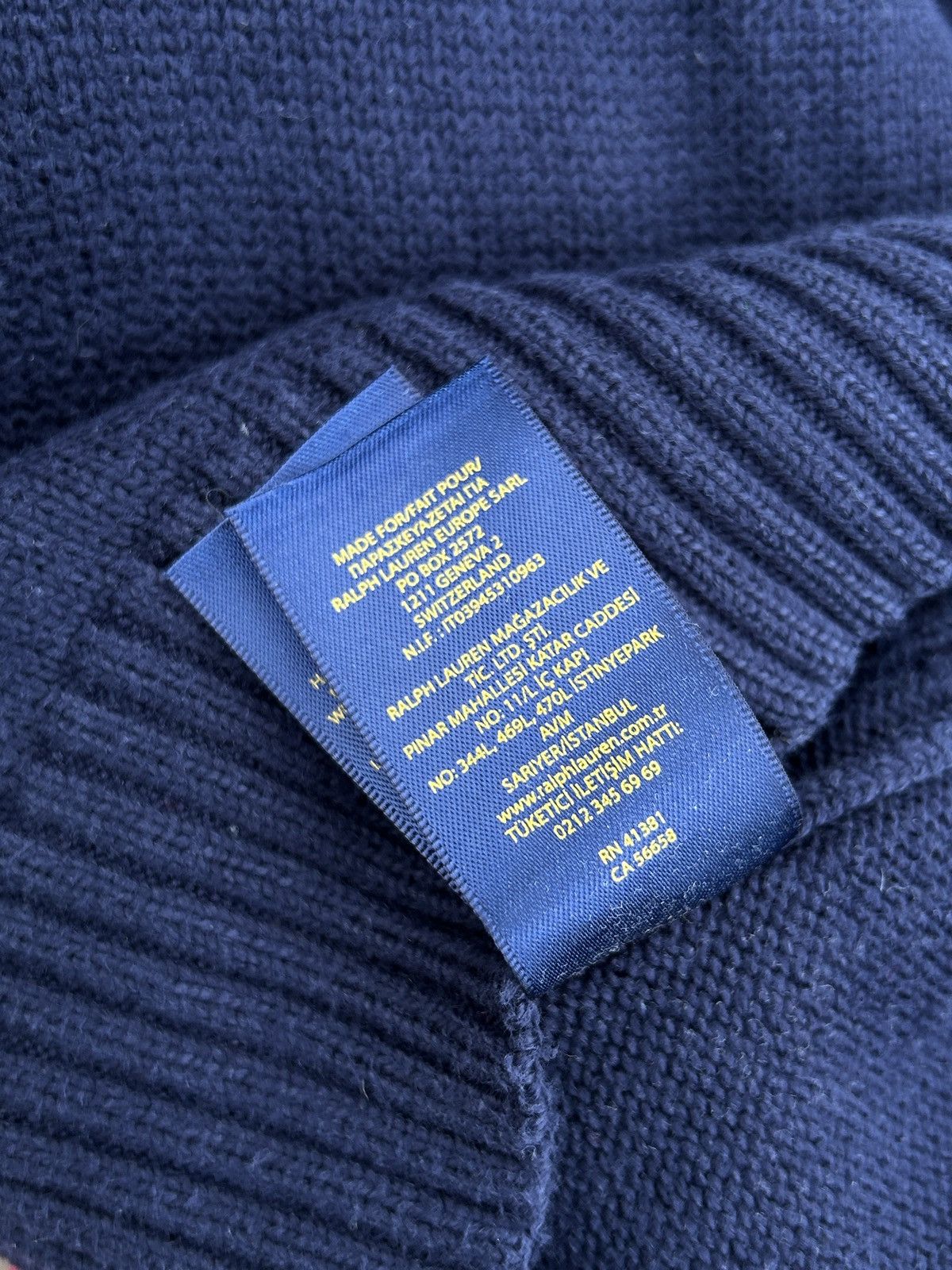 Polo Ralph Lauren Polo By Ralph Lauren Heavy Knitwear Sweater In Blue Size US L / EU 52-54 / 3 - 9 Thumbnail
