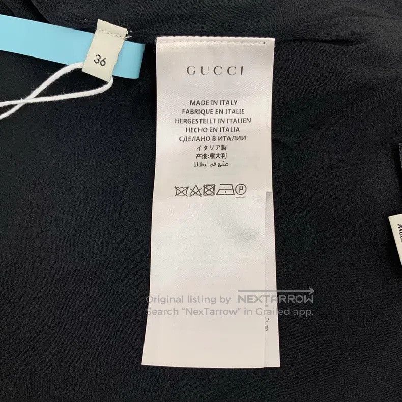 Gucci Gucci Colour-blocked logo jacquard full print cotton tweed Size 24" / US 00 / IT 34 - 6 Thumbnail
