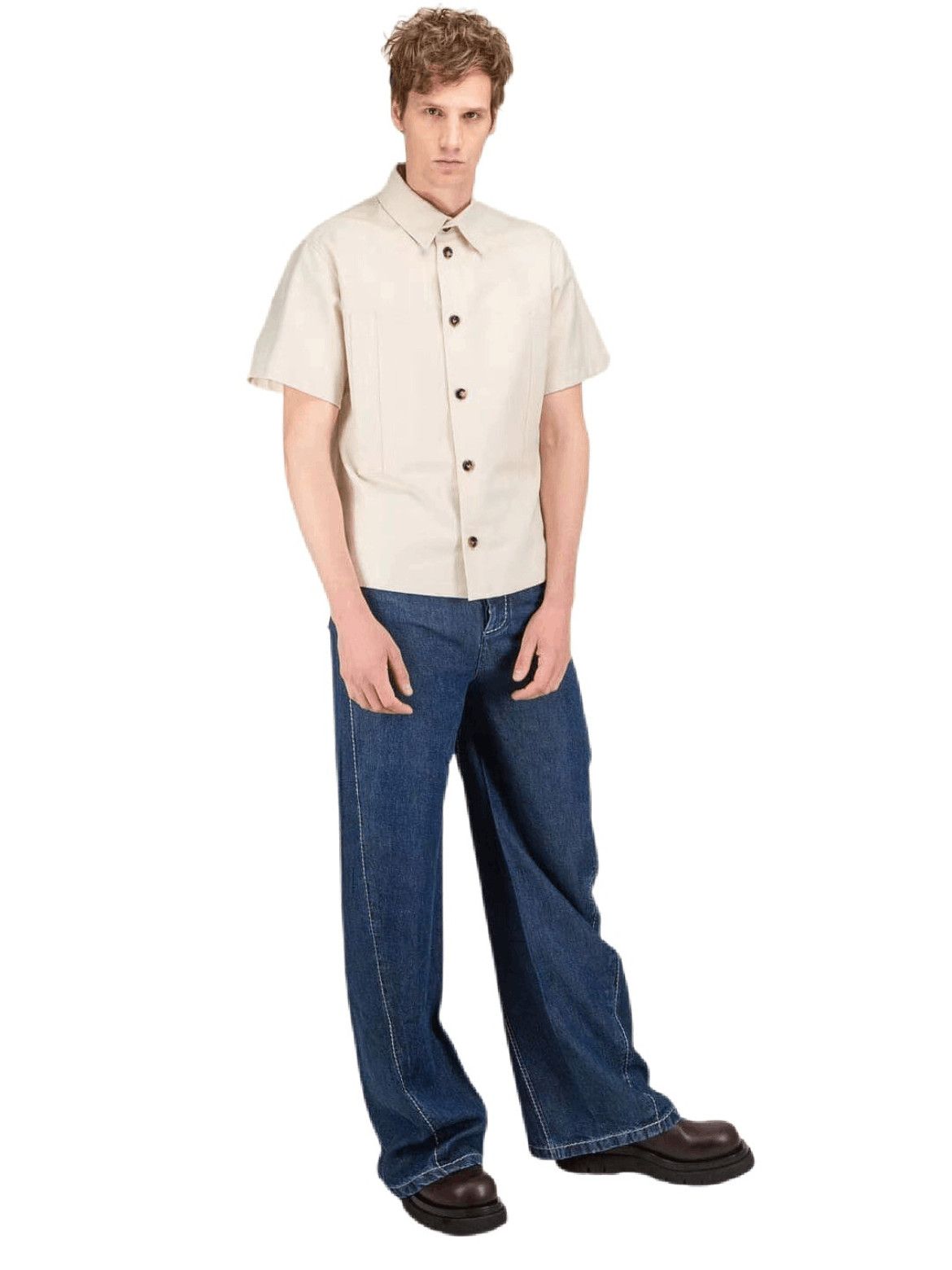 Bottega Veneta Sz 48 Bottega Veneta 21SS Fluid Plain Denim-2505 Size US 32 / EU 48 - 7 Thumbnail
