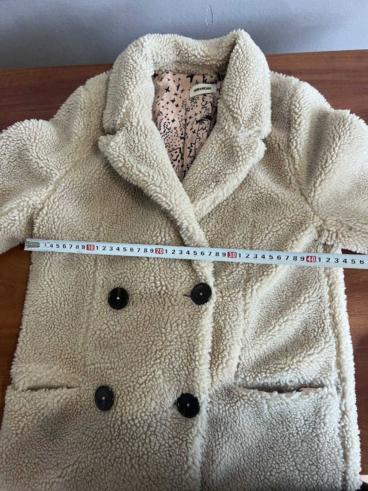 Zadig & Voltaire ZADIG & VOLTAIRE Selena Gomez Teddy Mint Coat Cream Size XS Size XS / US 0-2 / IT 36-38 - 15 Thumbnail