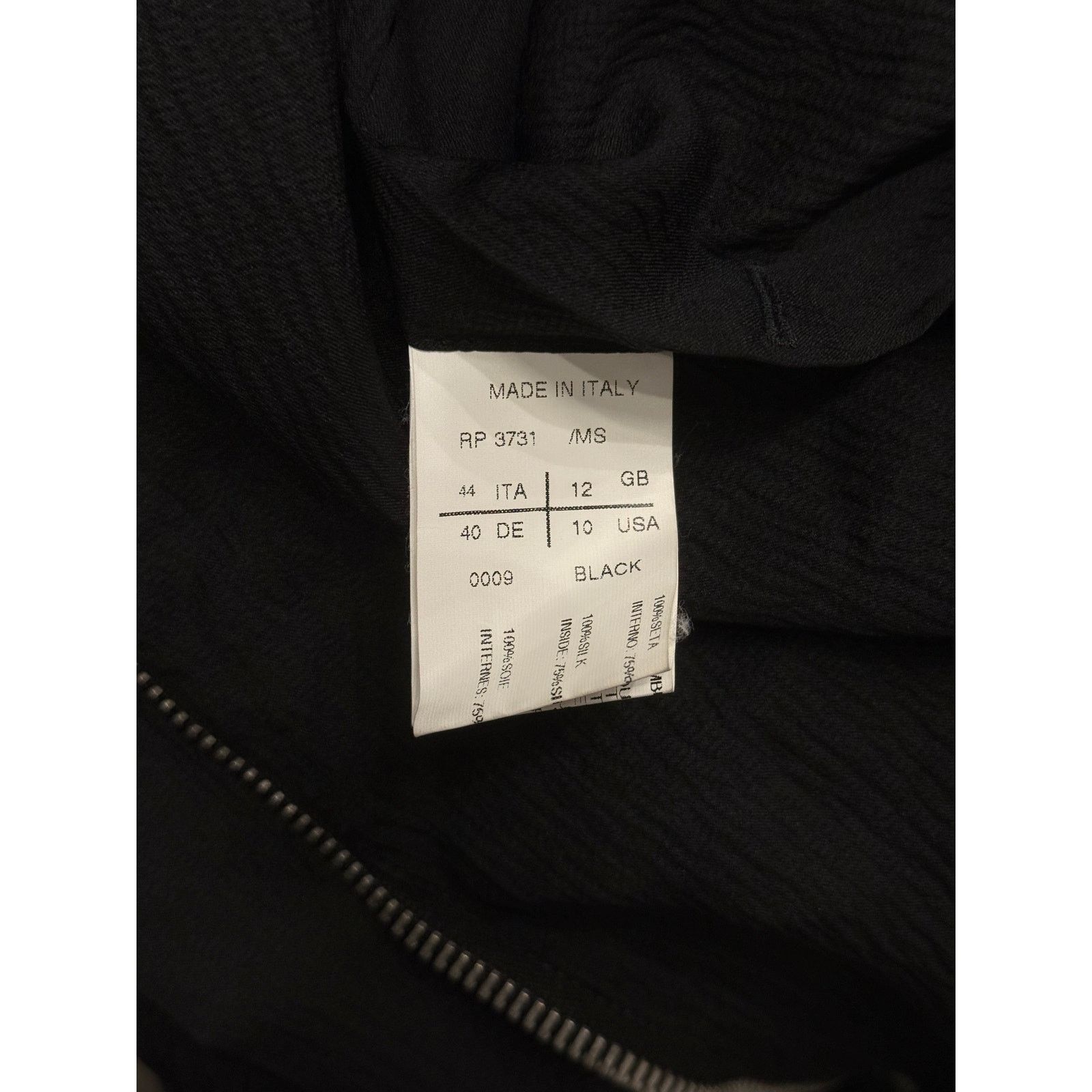 Rick Owens S/S2009 Rick Owens black asymmetric draped jacket Size US S / EU 44-46 / 1 - 7 Thumbnail