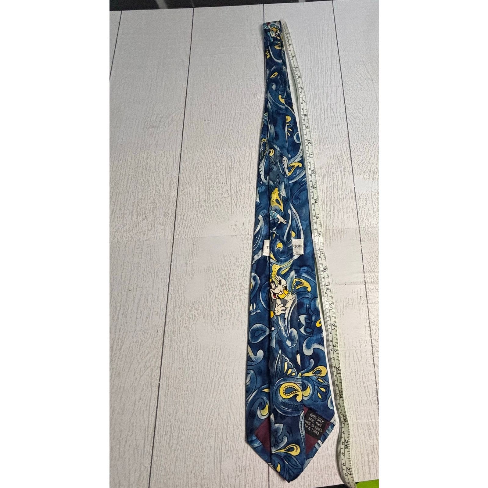 Disney Disney Store 100% Silk Paisley Necktie Size ONE SIZE - 4 Thumbnail