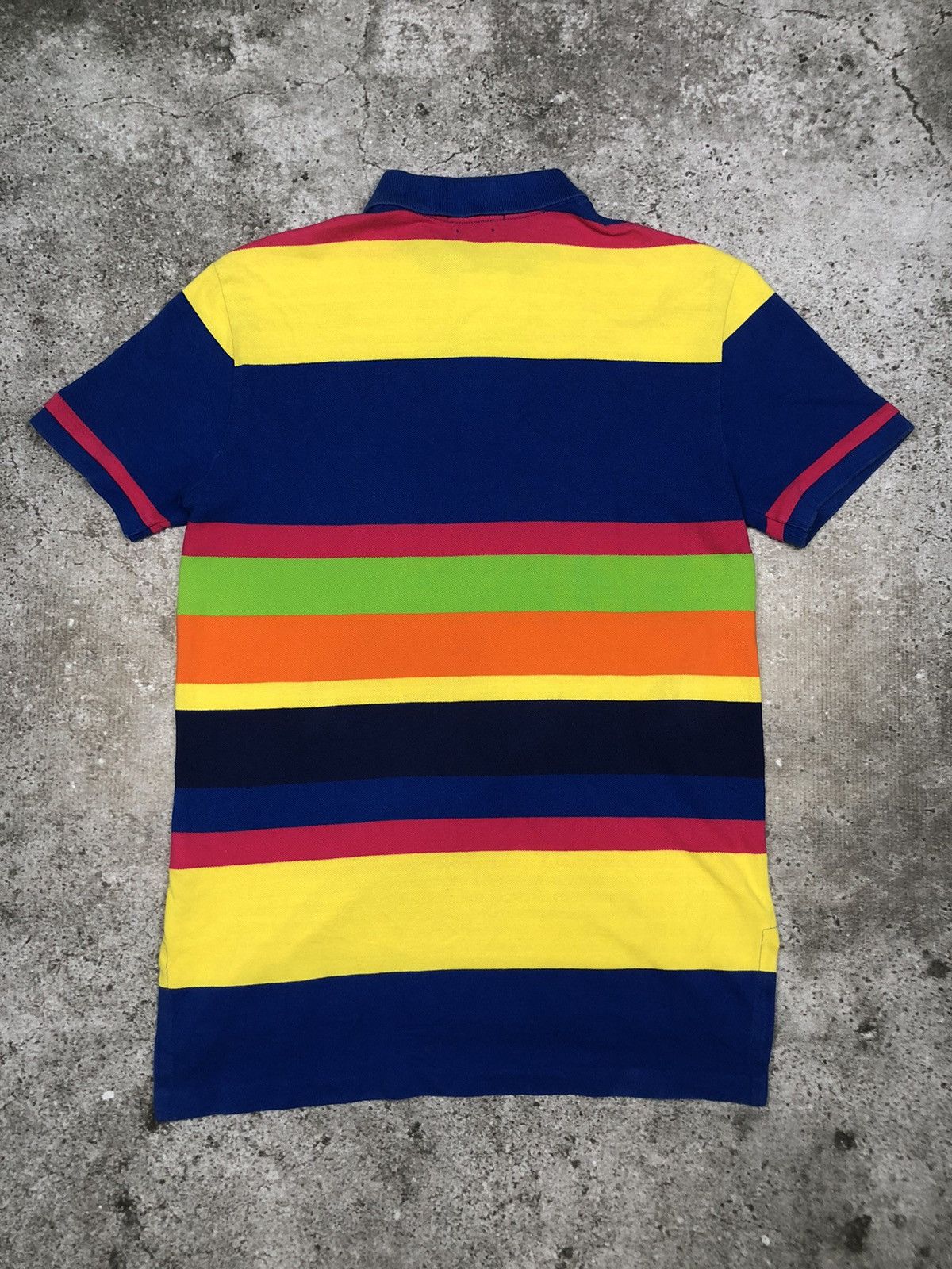 Polo Ralph Lauren × RRL Ralph Lauren × Vintage Polo Ralph Lauren Rainbow Poloshirt Size US M / EU 48-50 / 2 - 6 Thumbnail