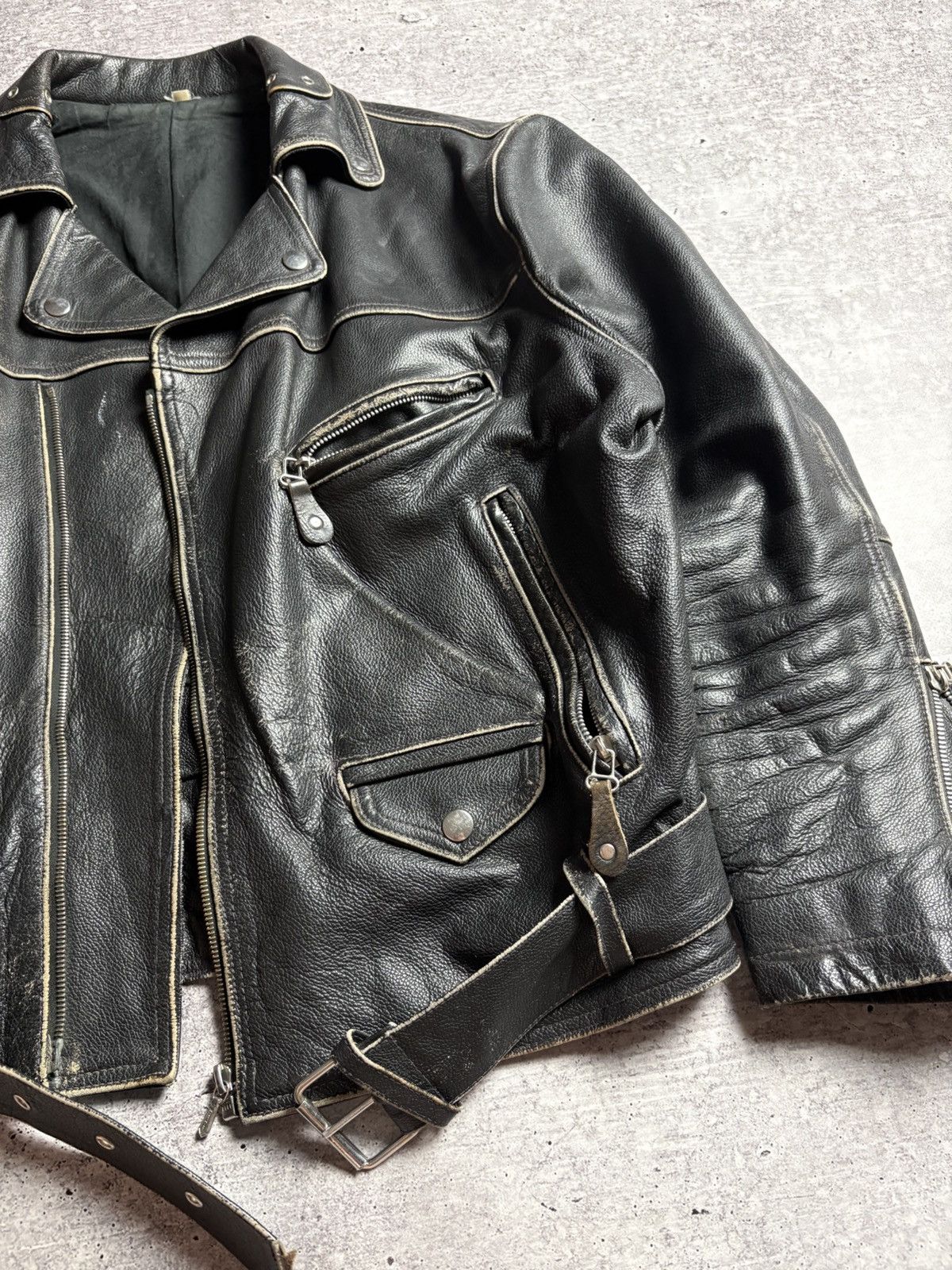Vintage Vintage Rare Leather Jacket RiRi Size US M / EU 48-50 / 2 - 7 Thumbnail