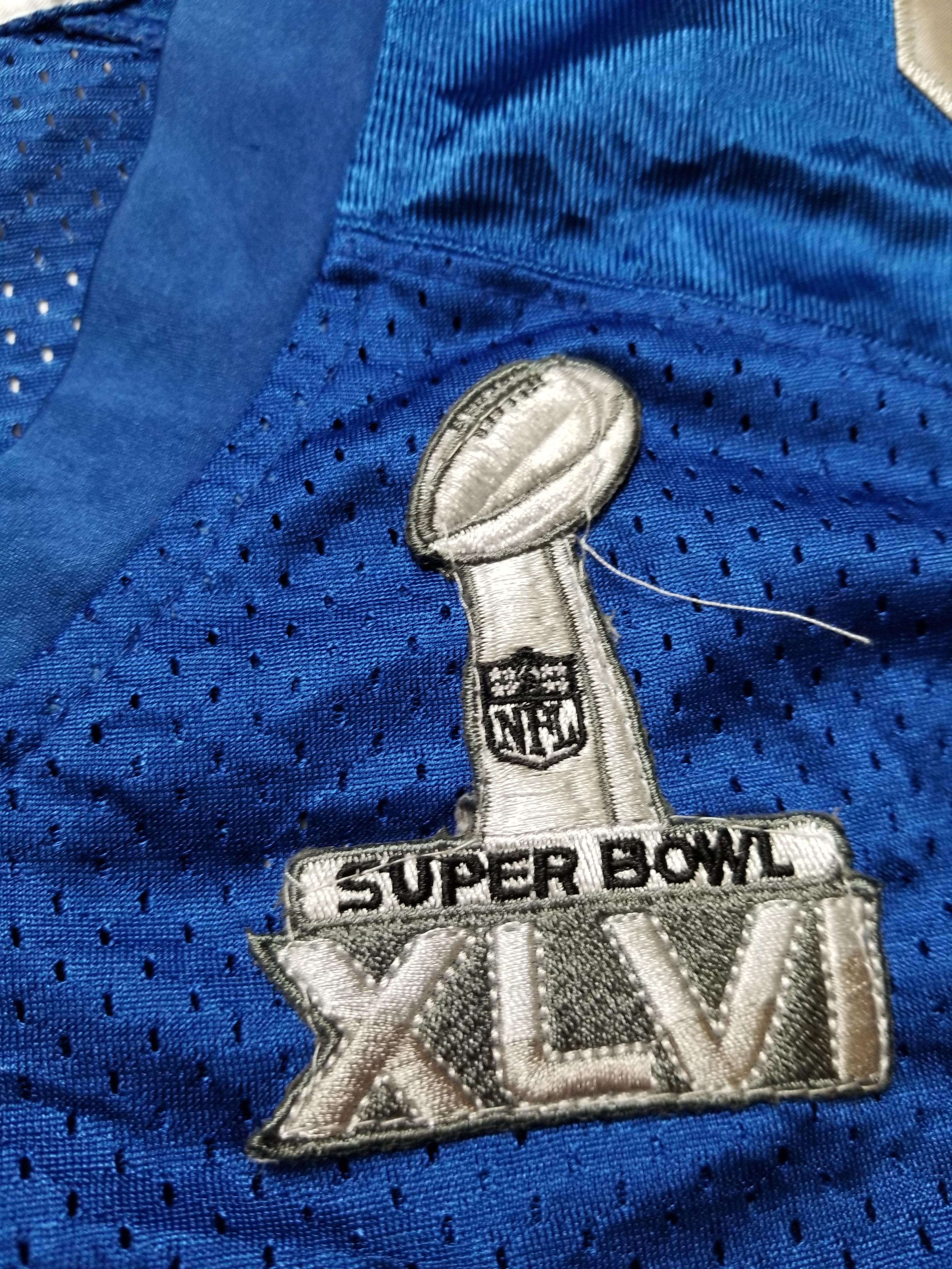 Reebok New York Giants Victor Cruz #80 Super Bowl NFL Sewn Jersey Size US XL / EU 56 / 4 - 21 Thumbnail