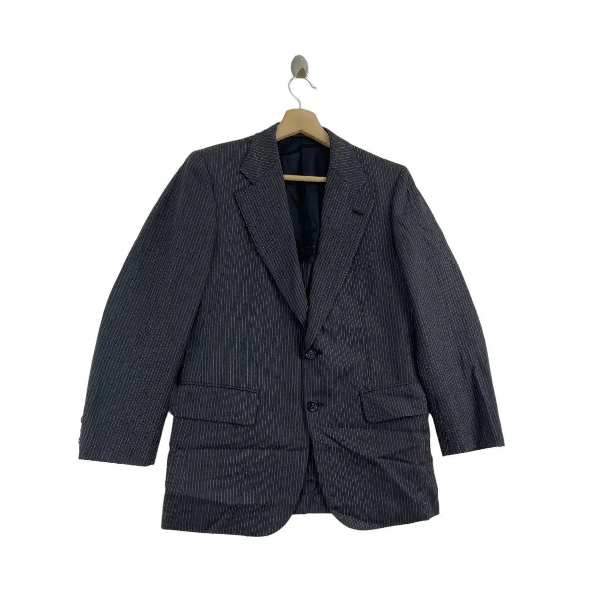 Pierre Cardin Vtg PIERRE CARDIN PARIS Pret A Porter Striped Blazer 2 Size 34R - 3 Thumbnail