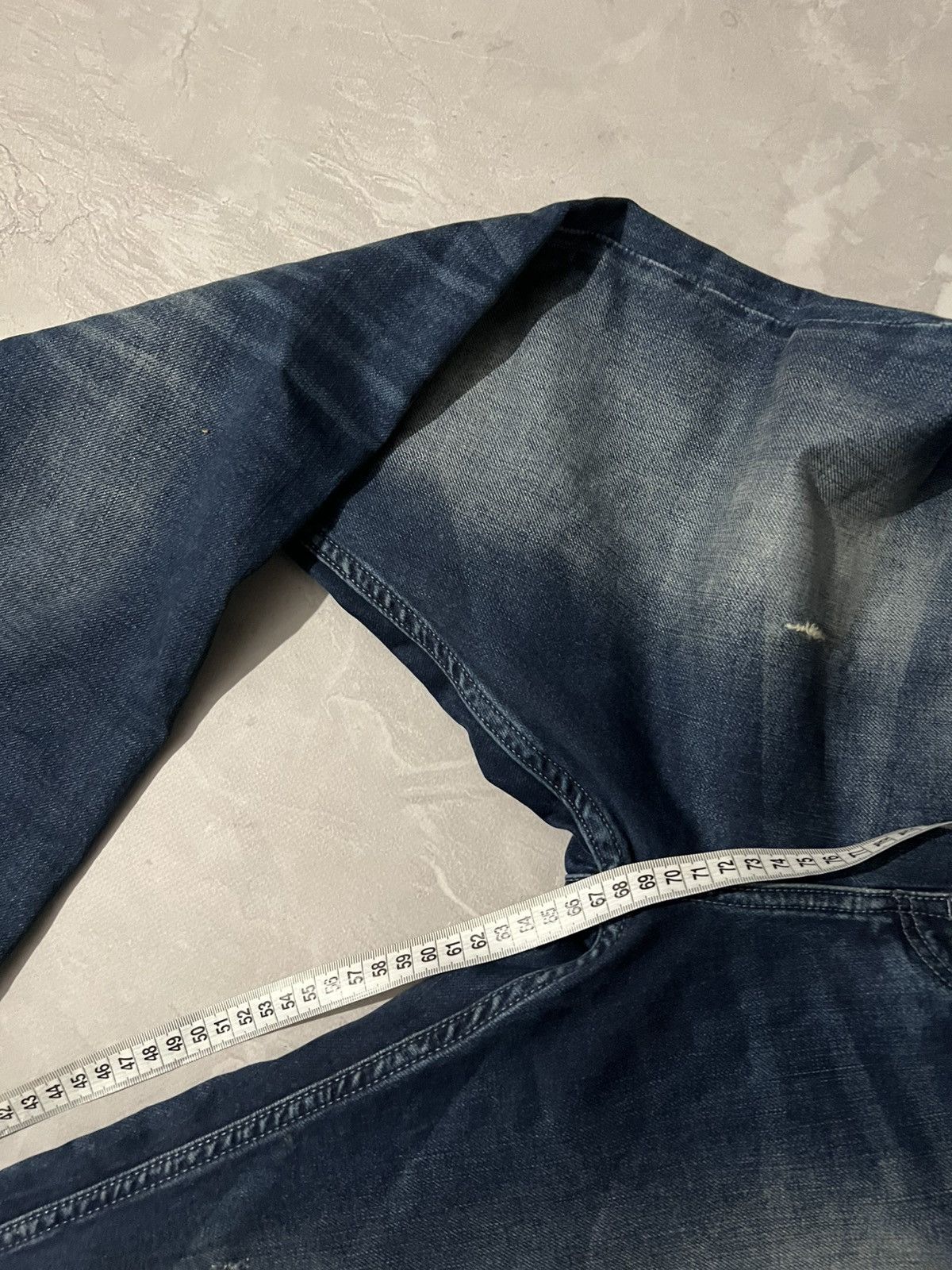 Vintage Glamour Skinny Faded Jean / Tokyo Grunge 90s Size US 31 - 9 Thumbnail