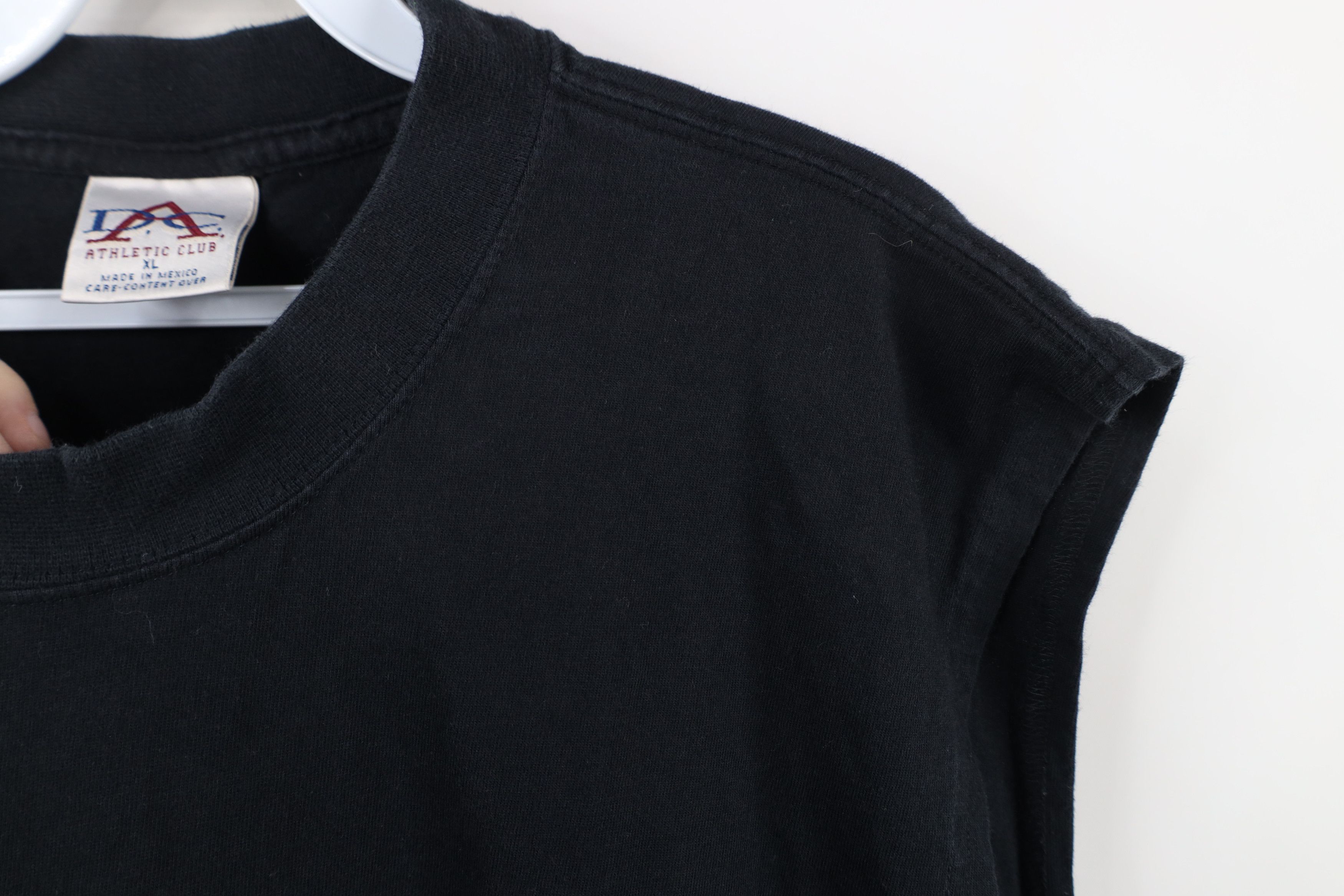 Vintage Vintage 90s Streetwear Sleeveless Muscle T-Shirt Black Size US XL / EU 56 / 4 - 8 Thumbnail