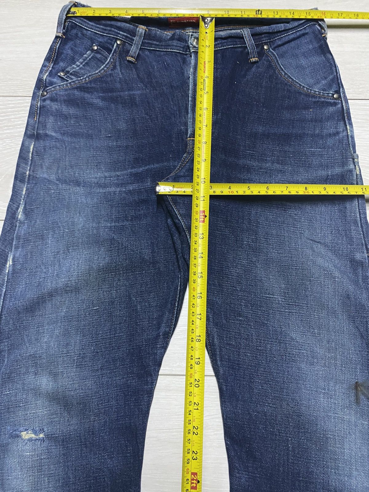 Edwin Vintage Edwin E Function Twist Leg Loose Jeans Size US 31 - 11 Thumbnail