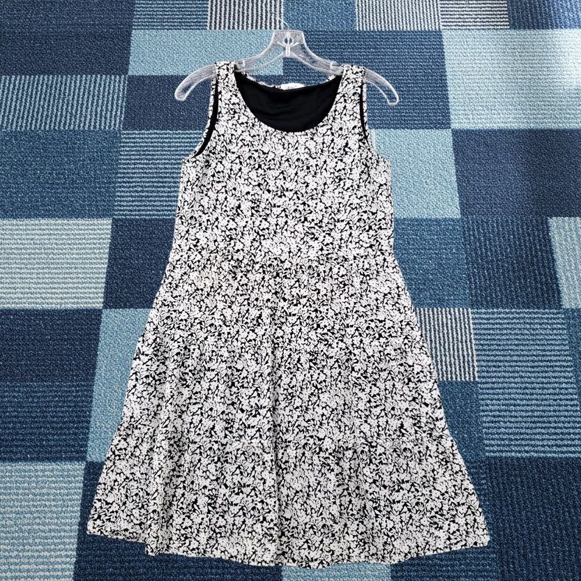 Vintage Jane and Delancey Dress Womens XS White Floral Tank A-Line Sleeveless Boho Short Dress Size XS / US 0-2 / IT 36-38 - 1 Thumbnail