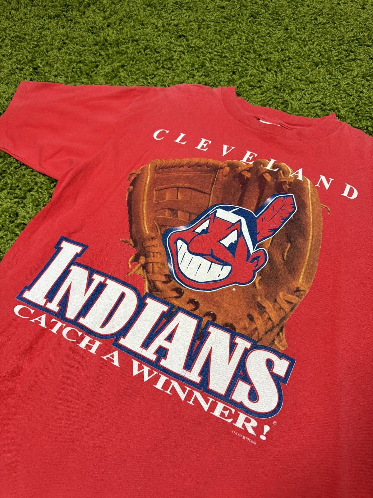 MLB × Vintage 1998 Cleveland Indians Tee Size US L / EU 52-54 / 3 - 2 Thumbnail