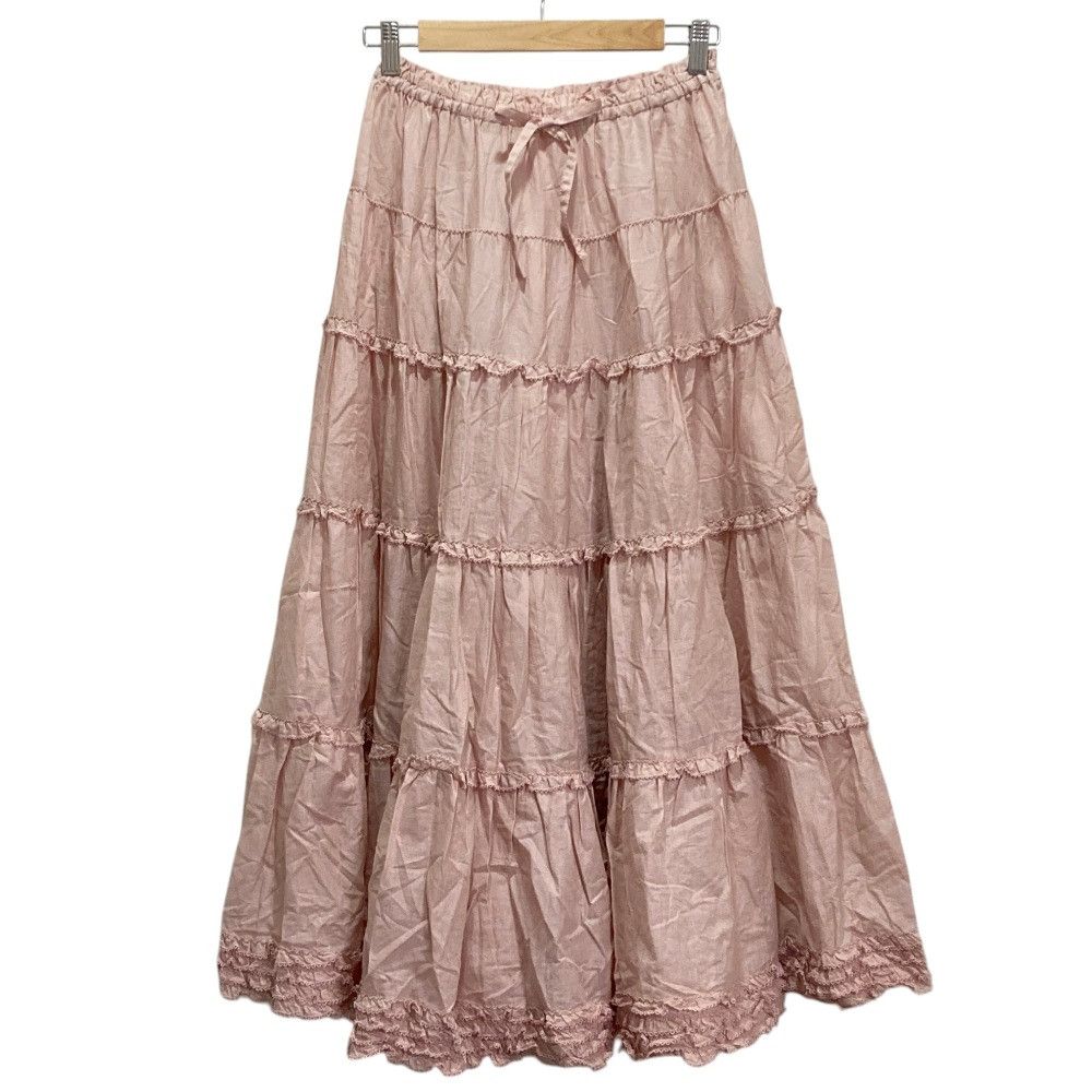 Other Other PINK HOUSE Tiered Skirt Textile Skirts A2133FSY566 DUTY FREE for USA Size ONE SIZE - 1 Thumbnail
