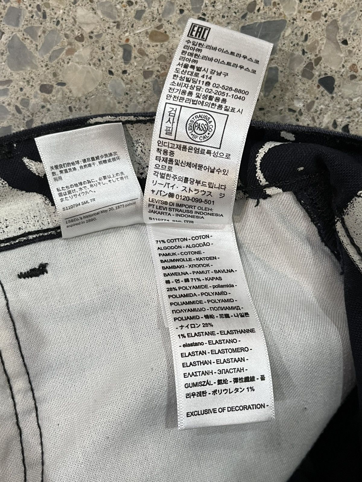 Levi's Artist collaboration screenprint denim Size US 30 / EU 46 - 6 Thumbnail