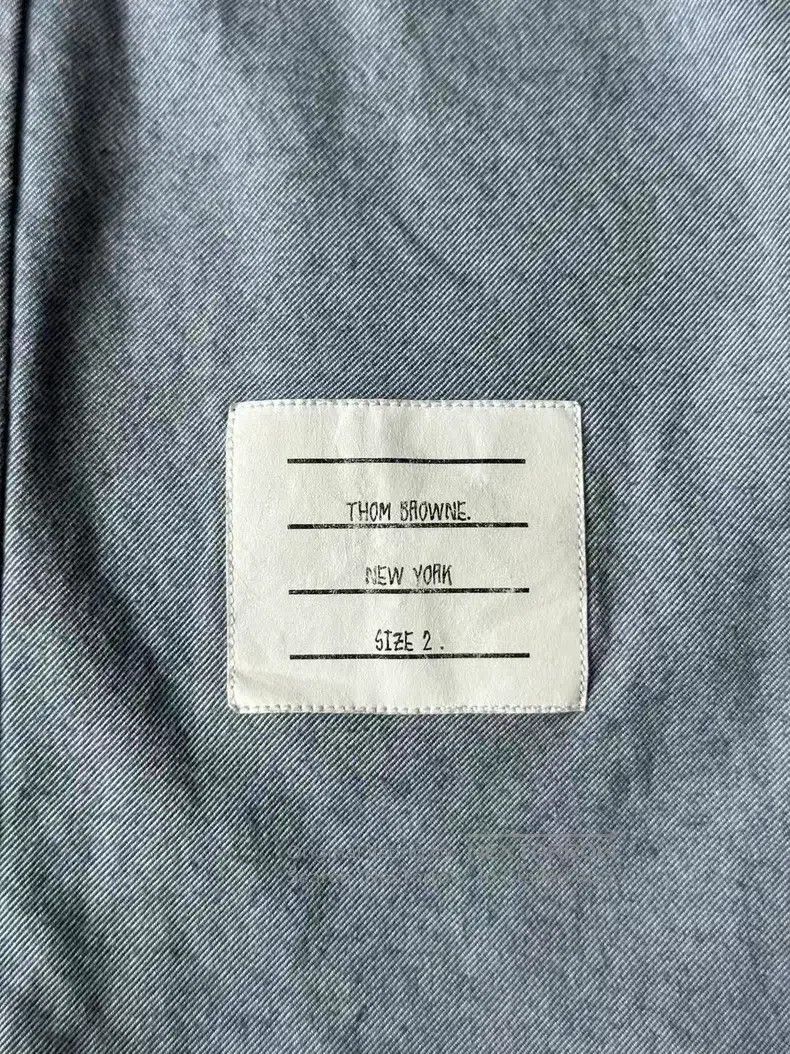 Thom Browne Thom Browne Blue Sleeve Logo Shirt Size US M / EU 48-50 / 2 - 4 Thumbnail