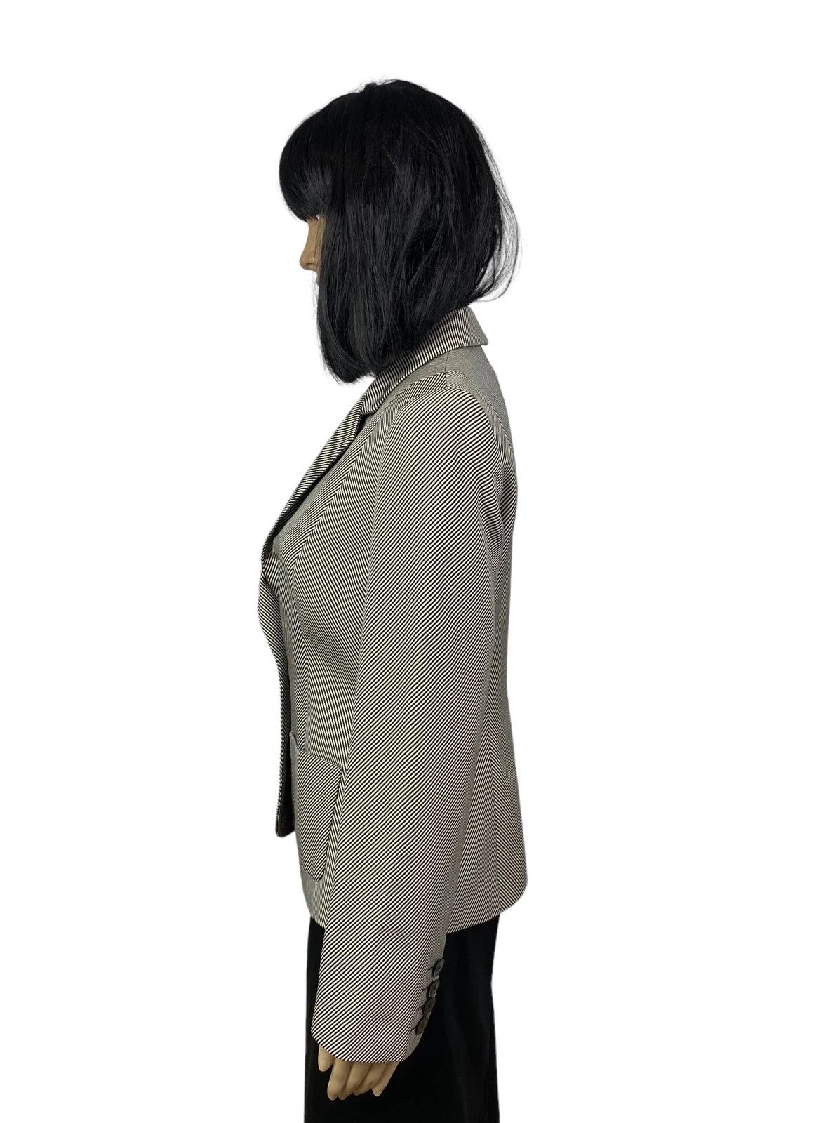 Jaeger Jaeger Geometric Pattern Blazer Silk Wool size UK10 Size M / US 6-8 / IT 42-44 - 4 Thumbnail
