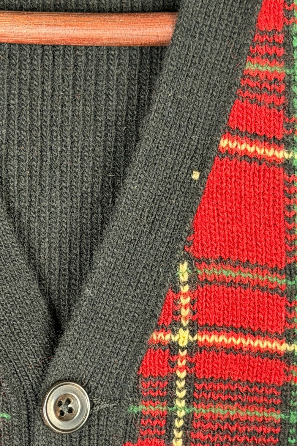 Polo Ralph LaurenTartan Wool Knit Vest Black / Royal Stewart image 6