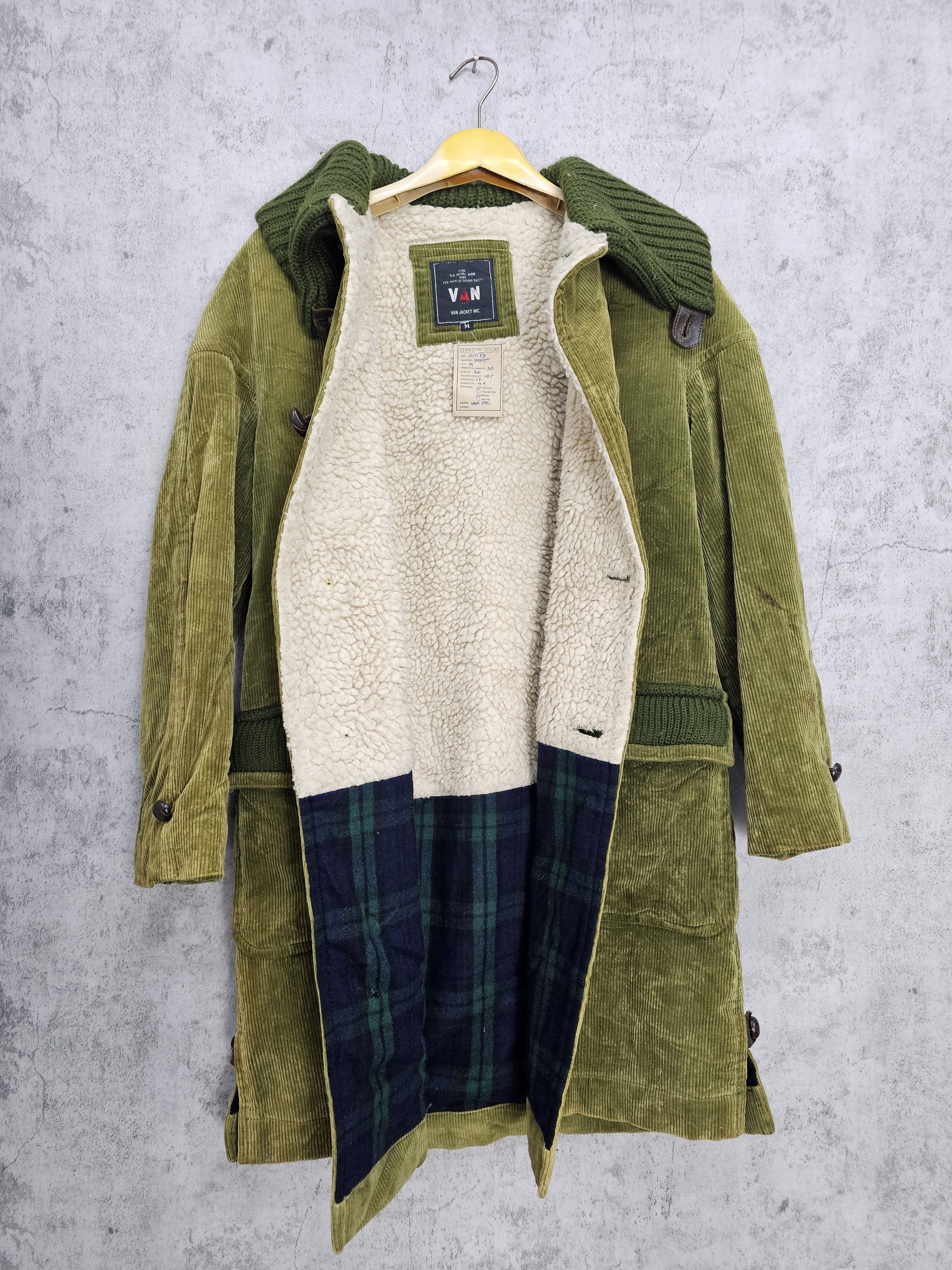 Other Vintage VAN JAC. Corduroy Sherpa Wool Coat Jacket J0073 Size US M / EU 48-50 / 2 - 3 Thumbnail