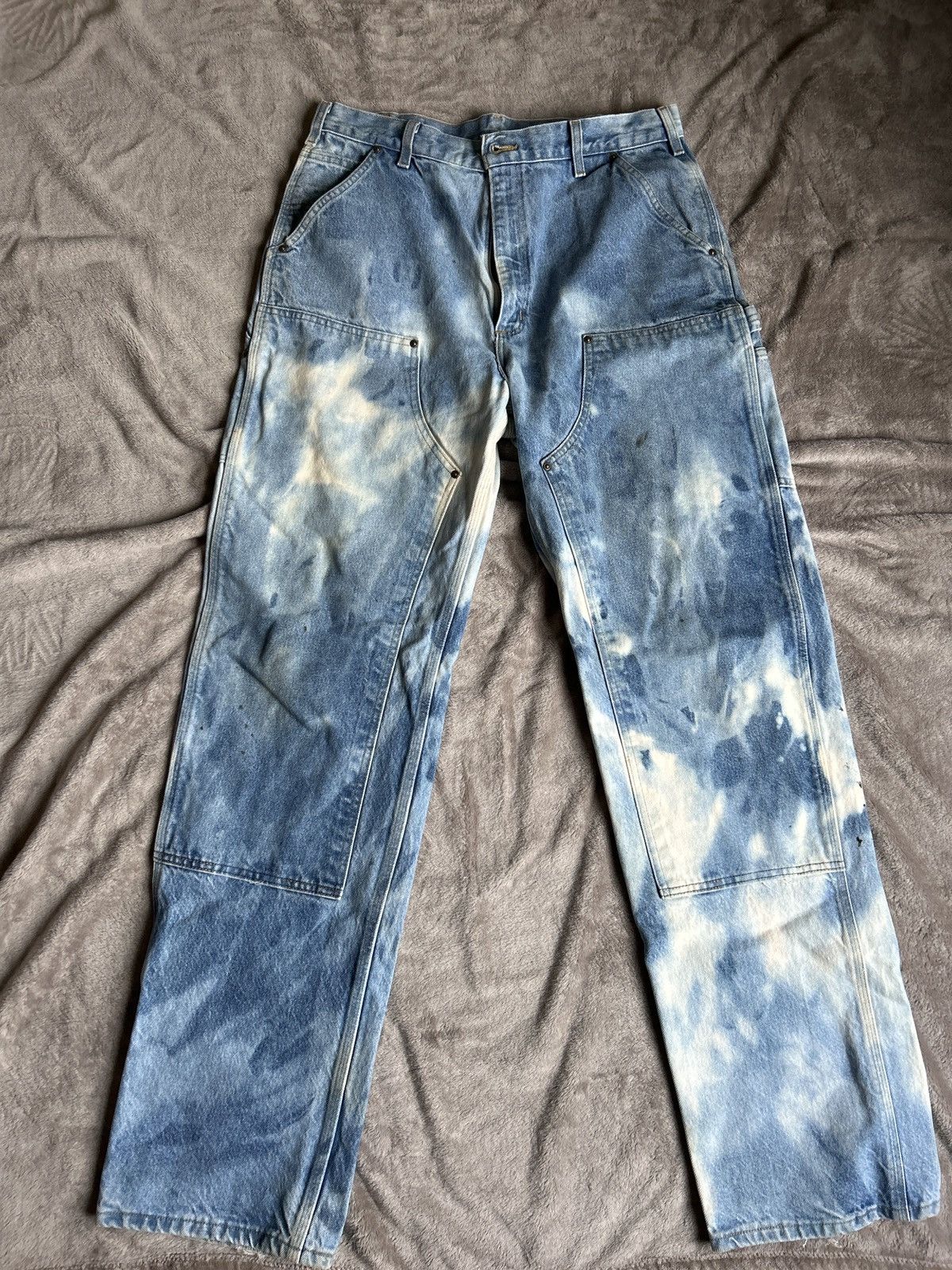 Carhartt VINTAGE Carhartt bleached denim Size US 36 / EU 52 - 1 Thumbnail