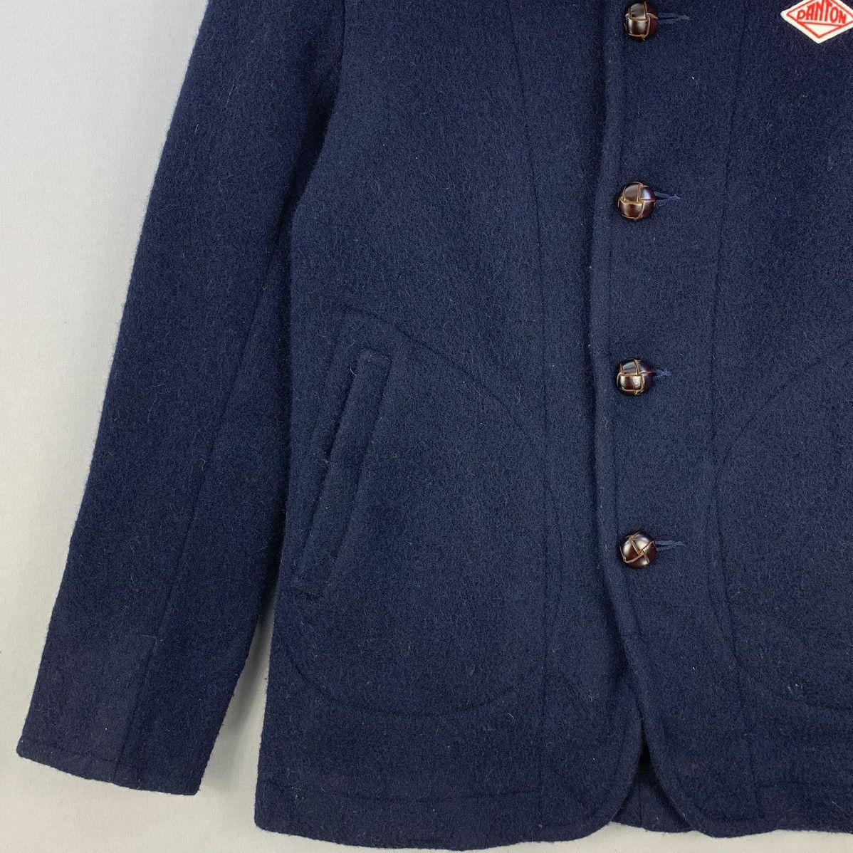 Danton Danton Vetement de Travail Japan Button Up Wool Jacket Size US S / EU 44-46 / 1 - 5 Thumbnail