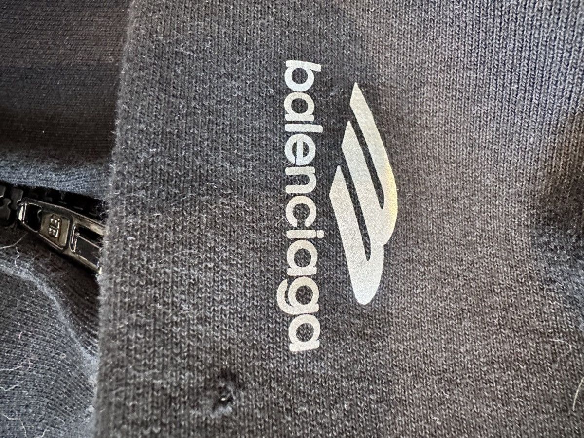 Balenciaga Balenciaga Black Skiwear Outerwear Zip Hoodie/ Bomber Size US XL / EU 56 / 4 - 5 Thumbnail