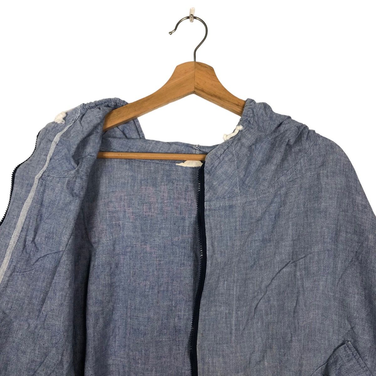 Japanese Brand 🔥90’s Vintage Bomber Jacket Denim Melmo Issey Miyake Size US M / EU 48-50 / 2 - 11 Thumbnail