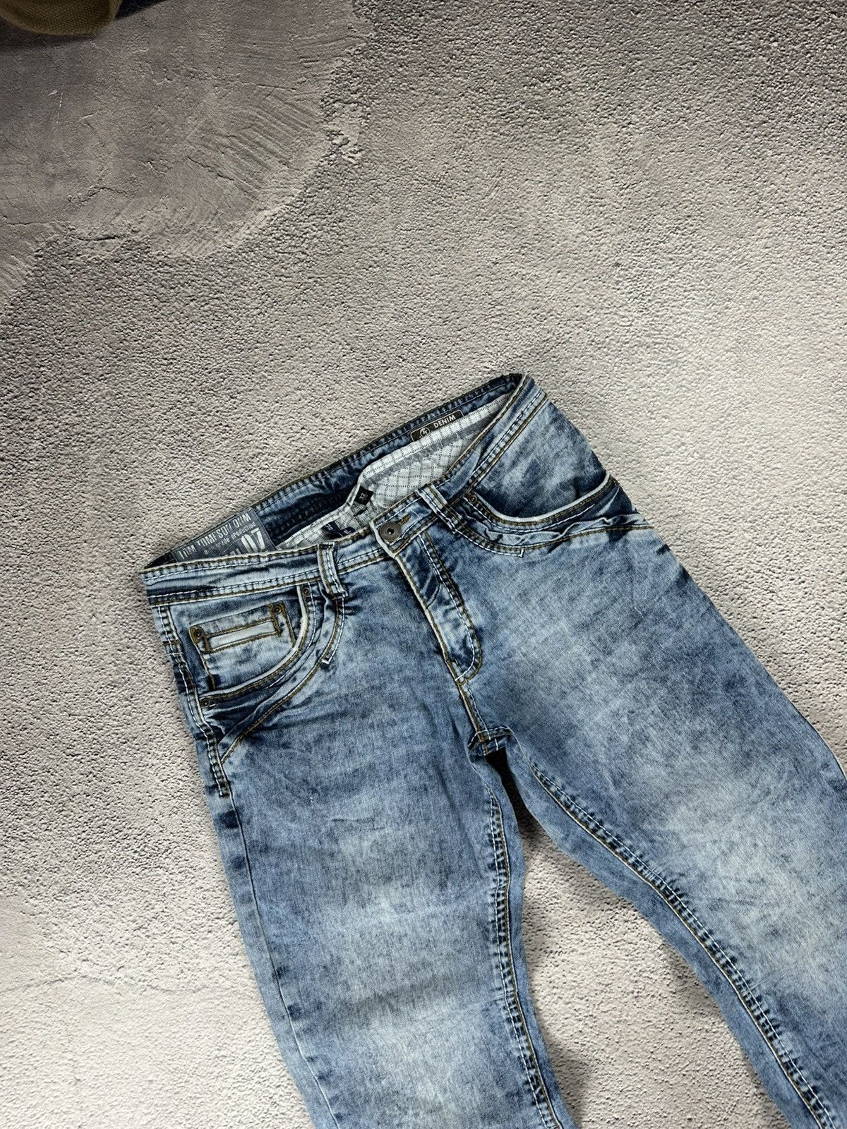 Japanese Brand Crazy Y2K Faded Diesel Style Jeans Gothic Opium Japan SK8 Size US 32 / EU 48 - 5 Thumbnail