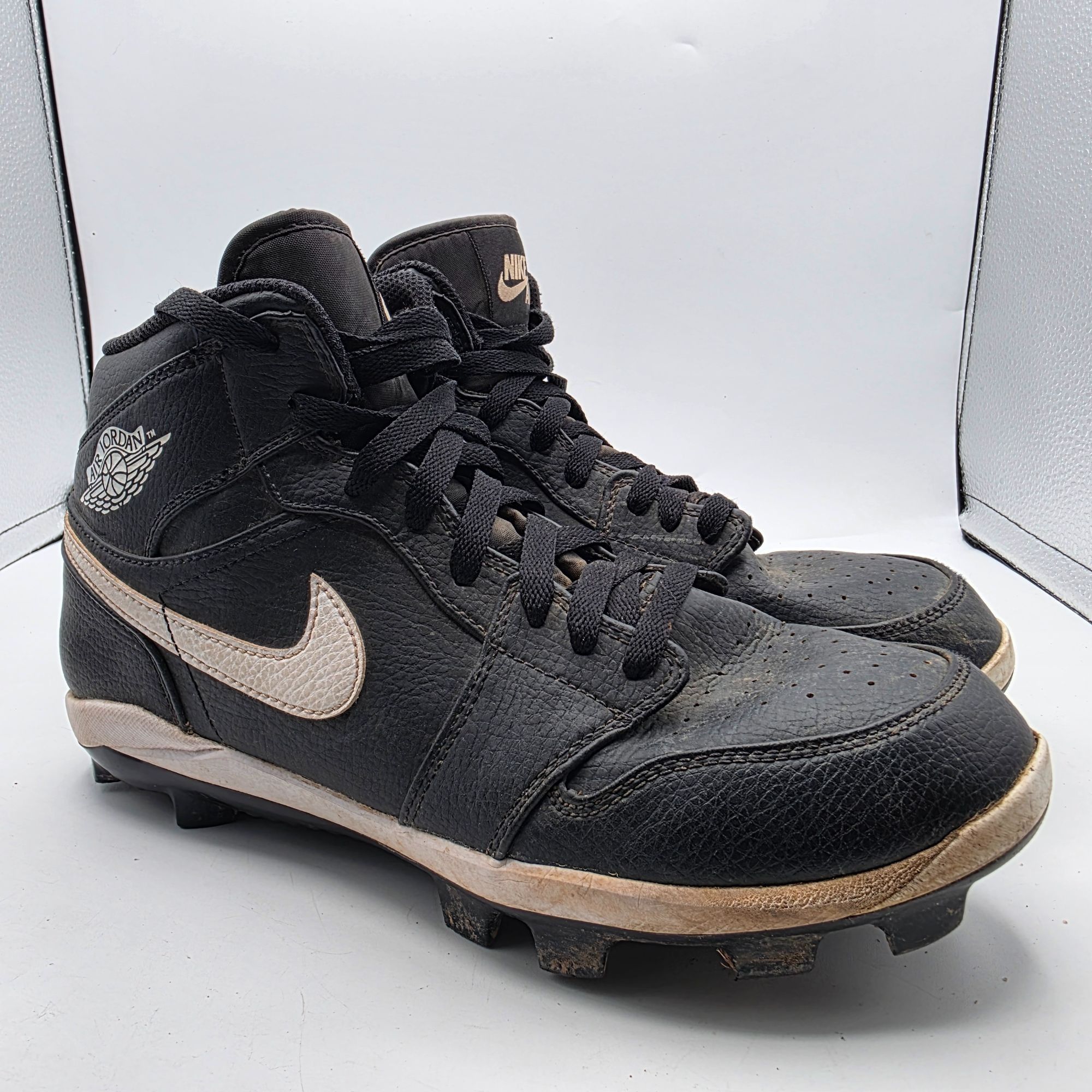 Nike Air Jordan 1 Retro MCS High Mens Size 8.5 Baseball Cleats Bl Size US 8.5 / EU 41-42 - 1 Thumbnail