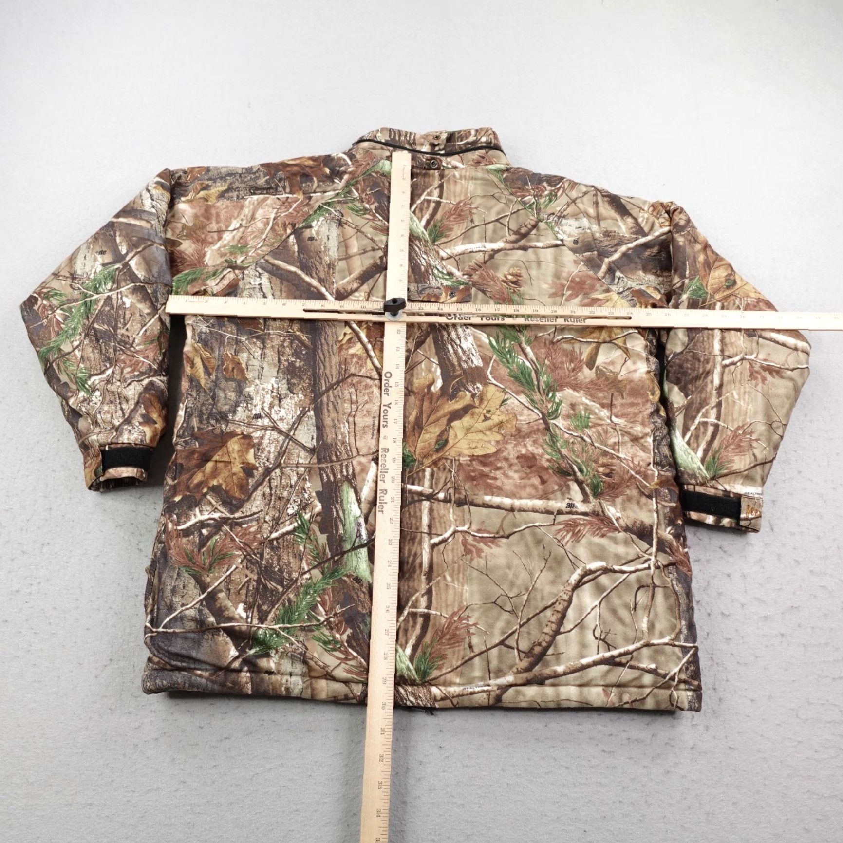 Realtree VINTAGE 10X Jacket Mens Medium Brown Realtree AP Camo Insulated Full Zip Hunting Coat Size US M / EU 48-50 / 2 - 6 Thumbnail