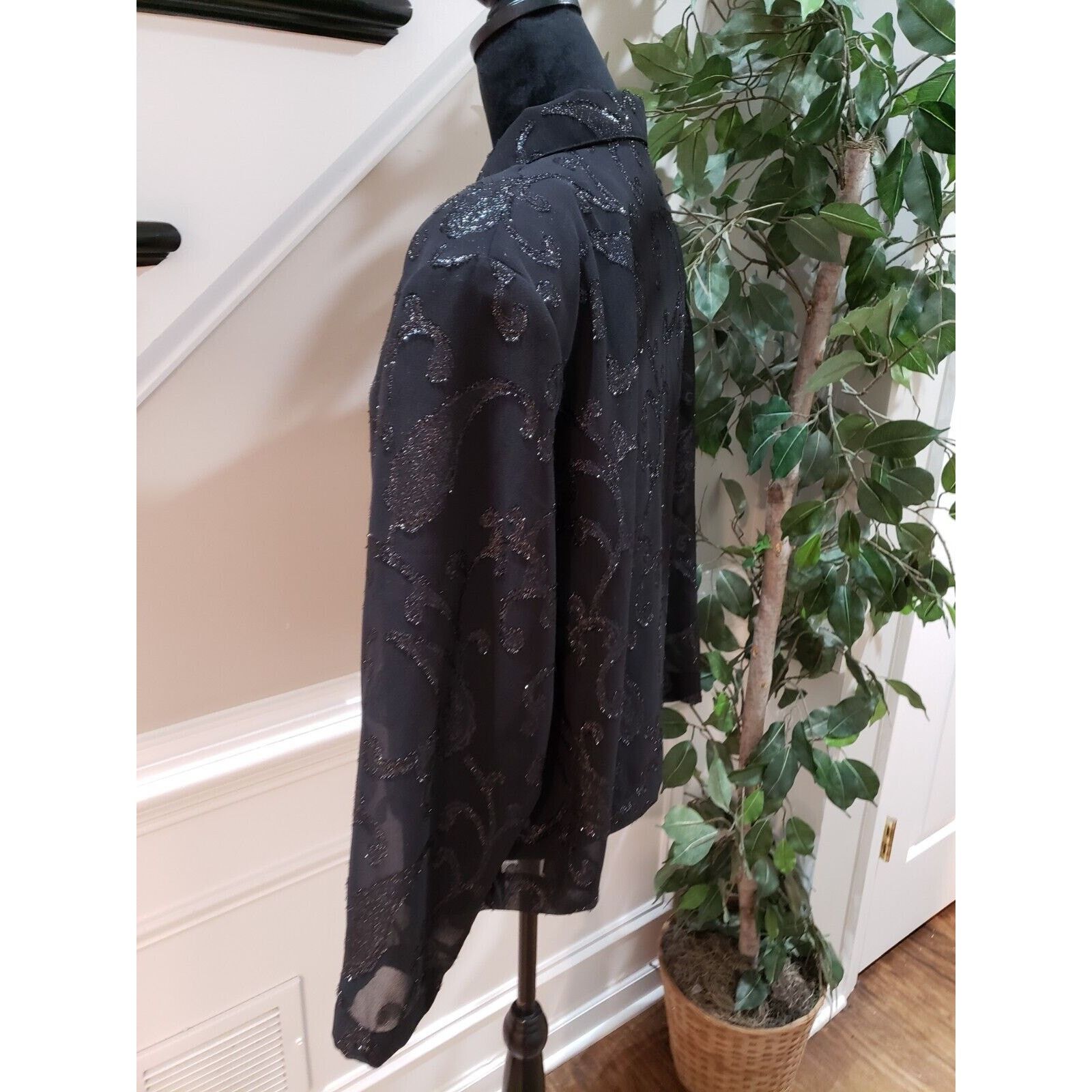 Other Women's Polyester Collared Casual Button Down Shirt Size 2X Size XXL / US 16-18 / IT 52-54 - 5 Thumbnail