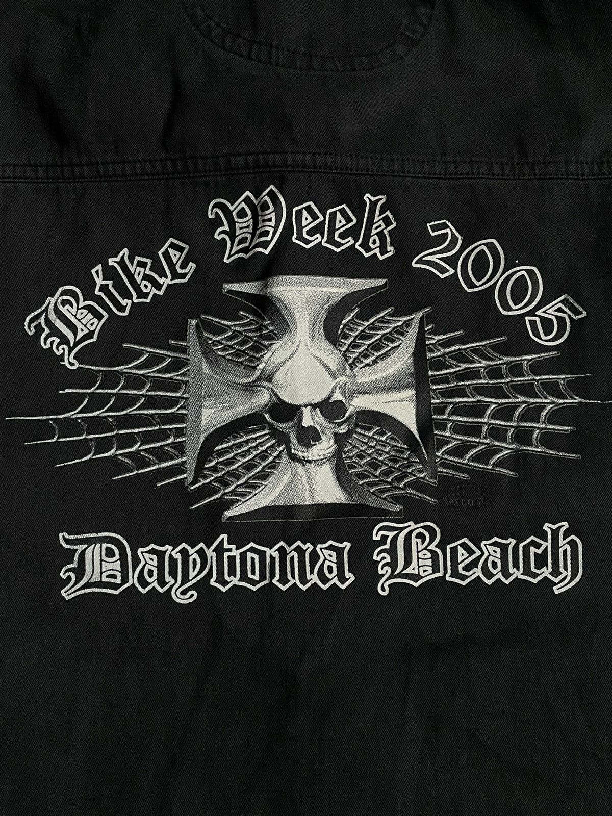 Vintage Vintage Bike Week 2005 Skull Choppers Shirt Dantona Beach Size US M / EU 48-50 / 2 - 4 Thumbnail