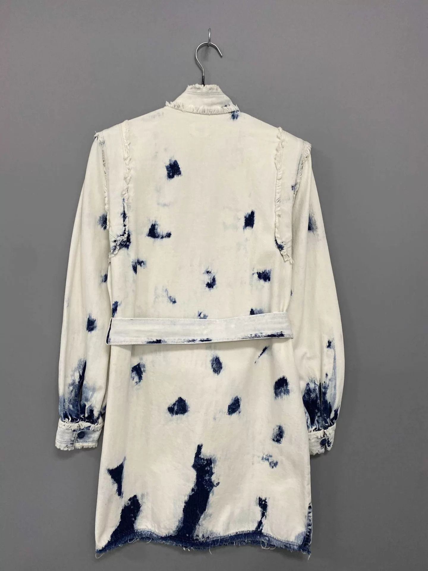 Dior Dior Tie-Dye Denim Belted Dress Women’s 36 Size XS / US 0-2 / IT 36-38 - 3 Thumbnail