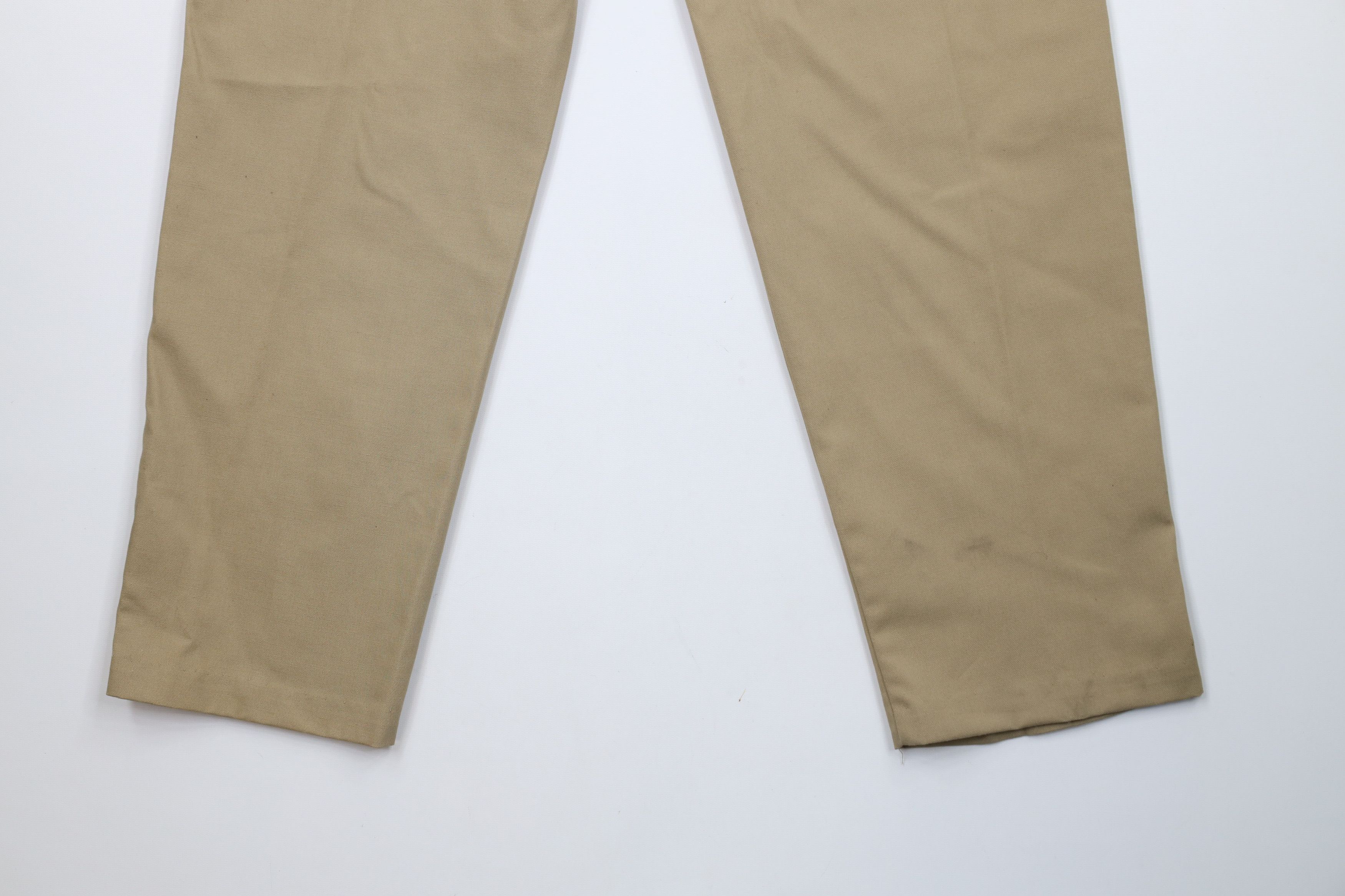 Vintage Vintage 90s Streetwear Blank Tapered Leg Pants Beige Size 26" / US 2 / IT 38 - 14 Thumbnail