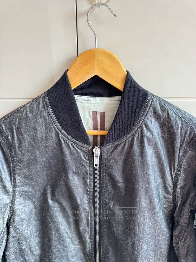 Rick Owens Rick Owens Black Baseball Collar Jacket Size US XS / EU 42 / 0 - 3 Thumbnail