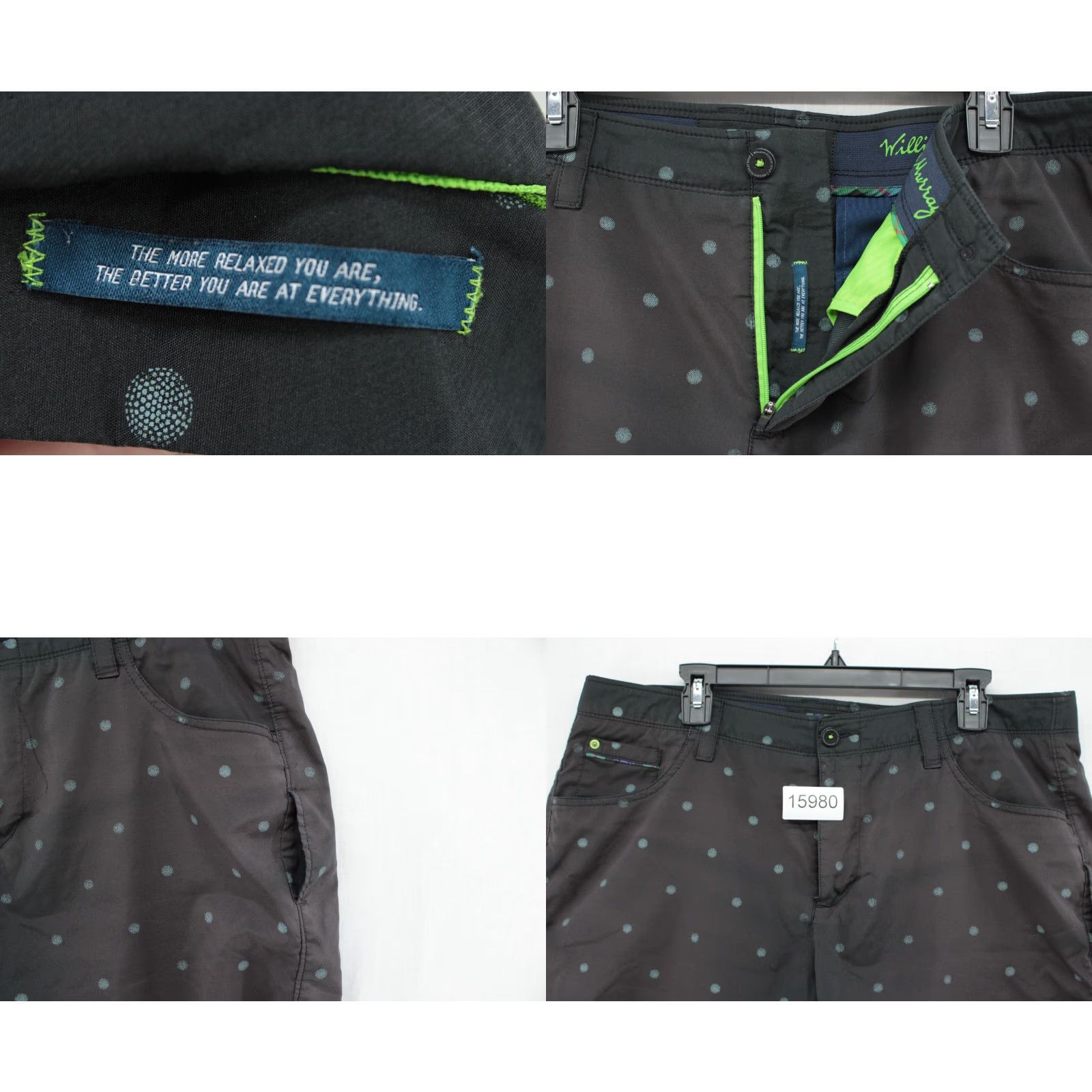 Bally William Murray Shorts Men 38 Gray Golf Ball Print Preppy Comfort Performance Shirt? Size US 38 / EU 54 - 8 Thumbnail