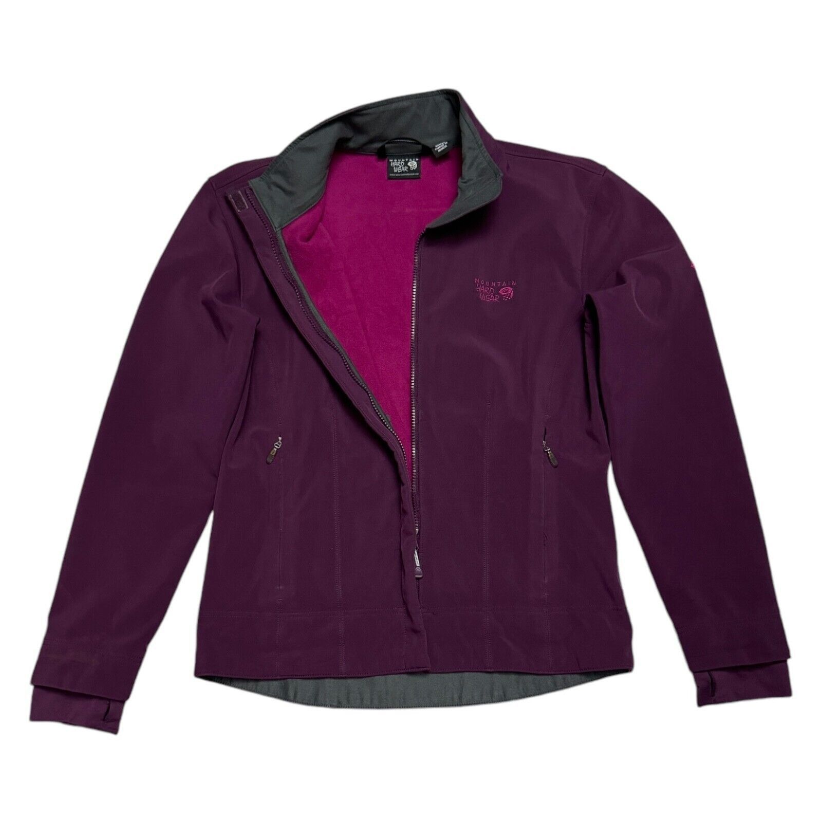 Mountain Hardwear Mountain Hardwear Purple Fleece Line Shell Waterproof Jacket Size M / US 6-8 / IT 42-44 - 1 Thumbnail